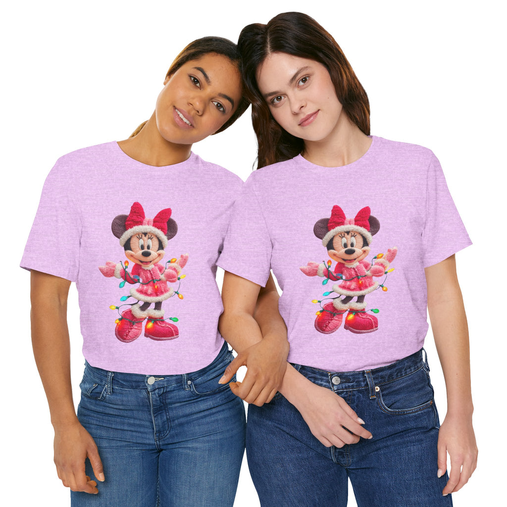 Minnie Mouse Holiday Lights T-Shirt Festive Holiday Designs