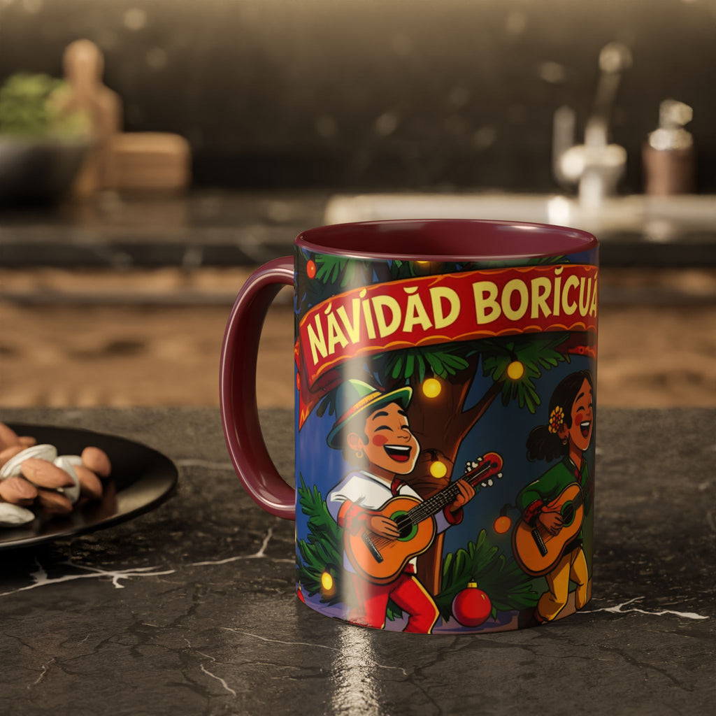 Navidad Boricua Mug Vibrant Puerto Rican Celebration Mug