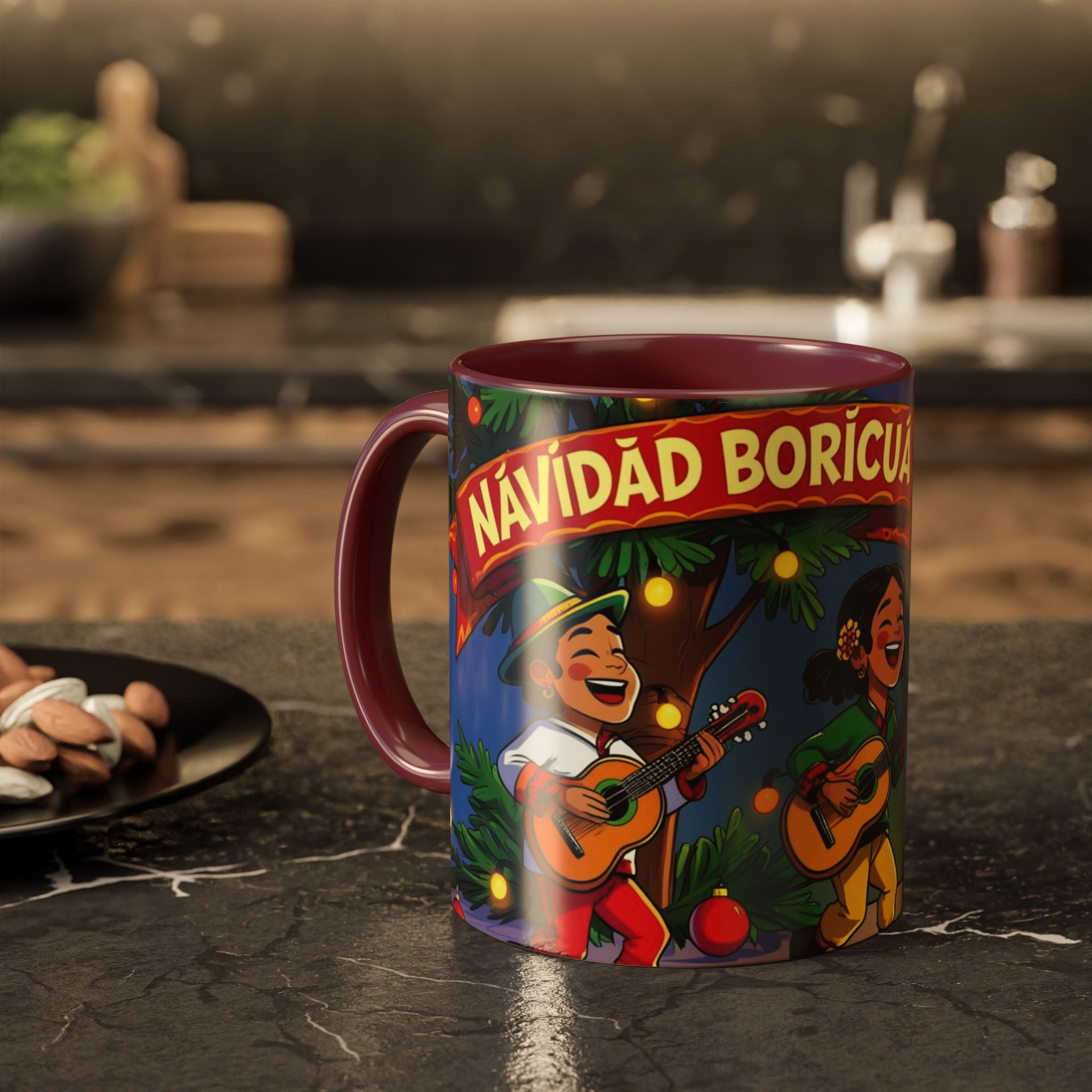Navidad Boricua Mug Vibrant Puerto Rican Celebration Mug