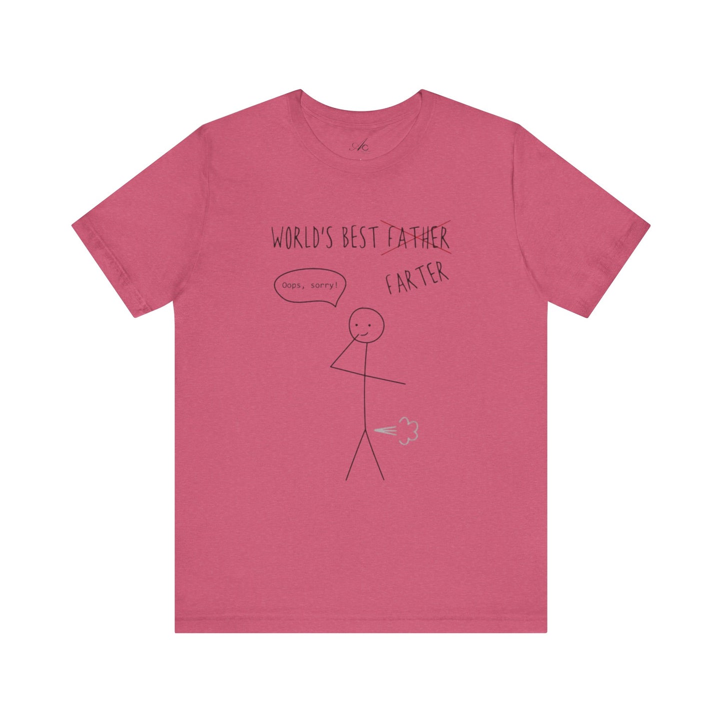 Funny Unisex T-Shirt for Dad, World's Best Farter Tee, Best Dad Ever Shirt, Gift for Father's Day, Dad Humor Apparel