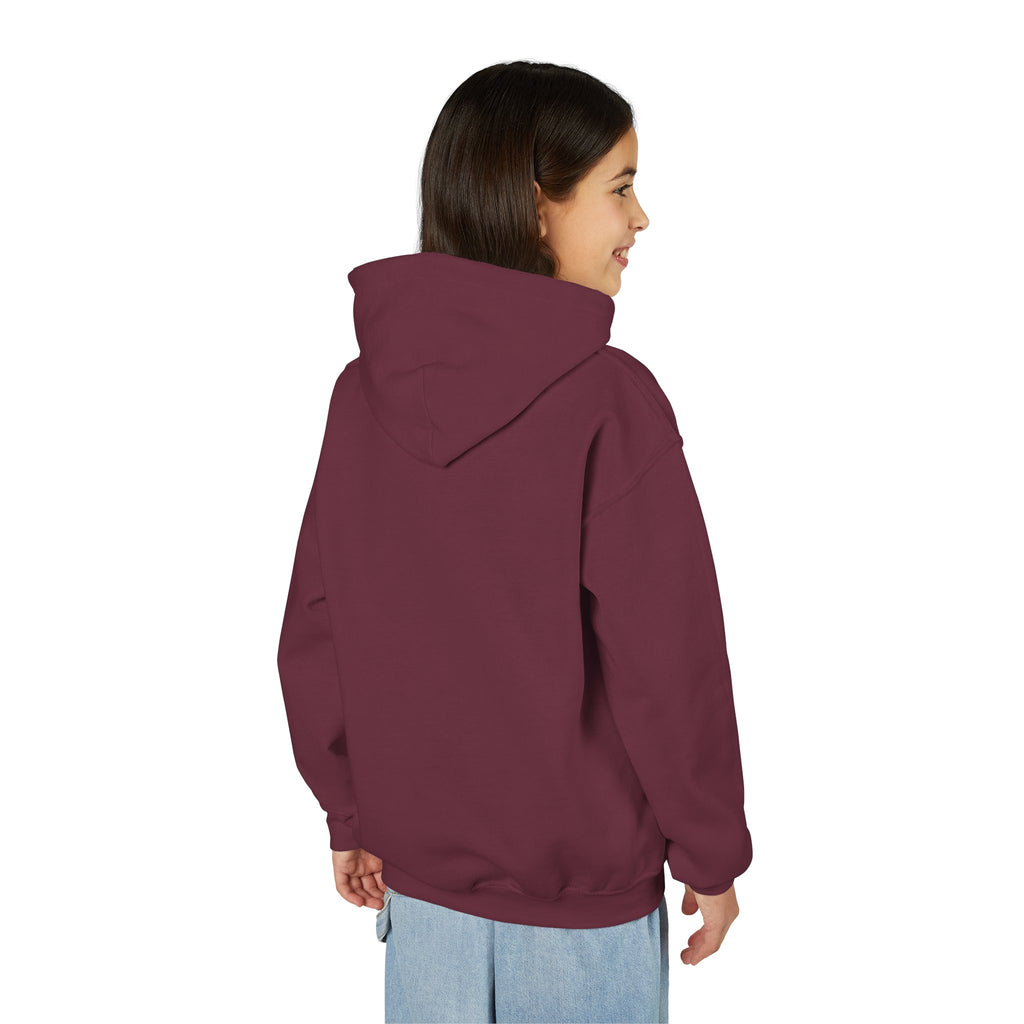 Youth Hoodie  Grinch Christmas Scene with 'Maybe Christmas' Quote