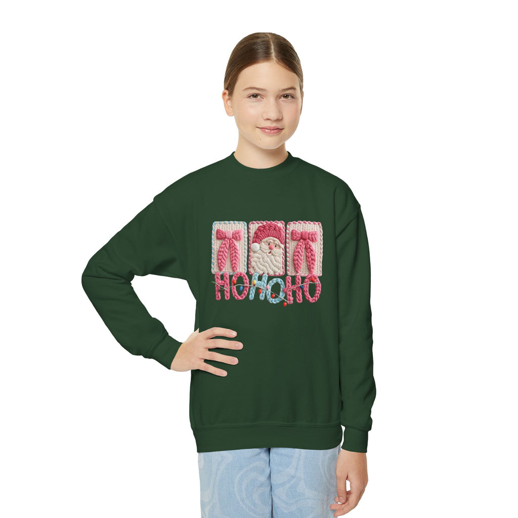 Youth Christmas 'HOHOHO' Crewneck Sweatshirt