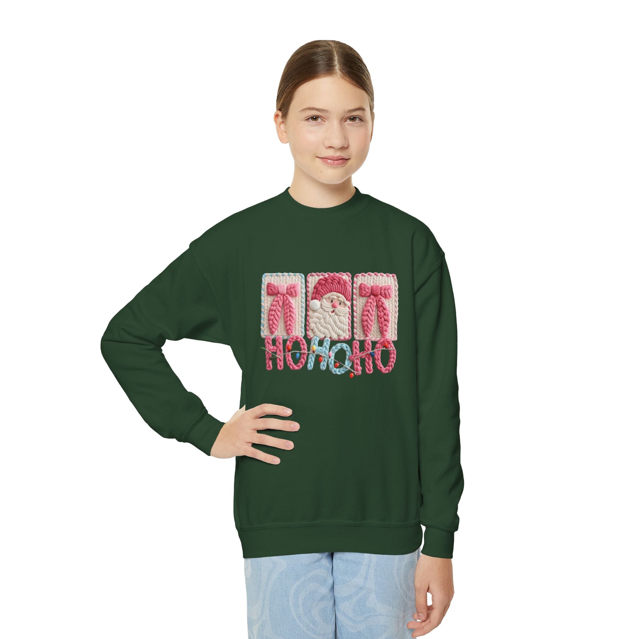 Youth Christmas 'HOHOHO' Crewneck Sweatshirt
