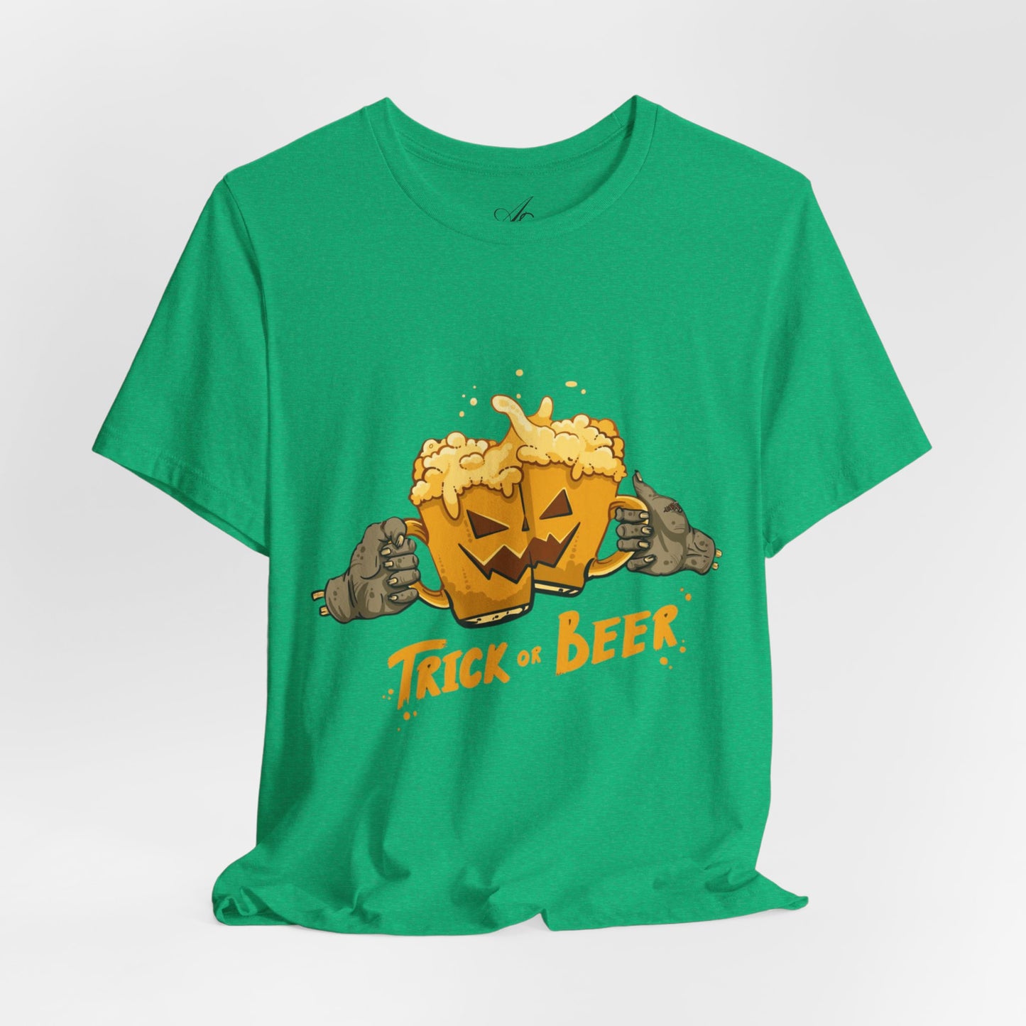 Halloween Beer Tee, Ghostly Fun Shirt, Unisex Graphic T-Shirt, Trick or Treat Apparel, Spooky Celebration Top
