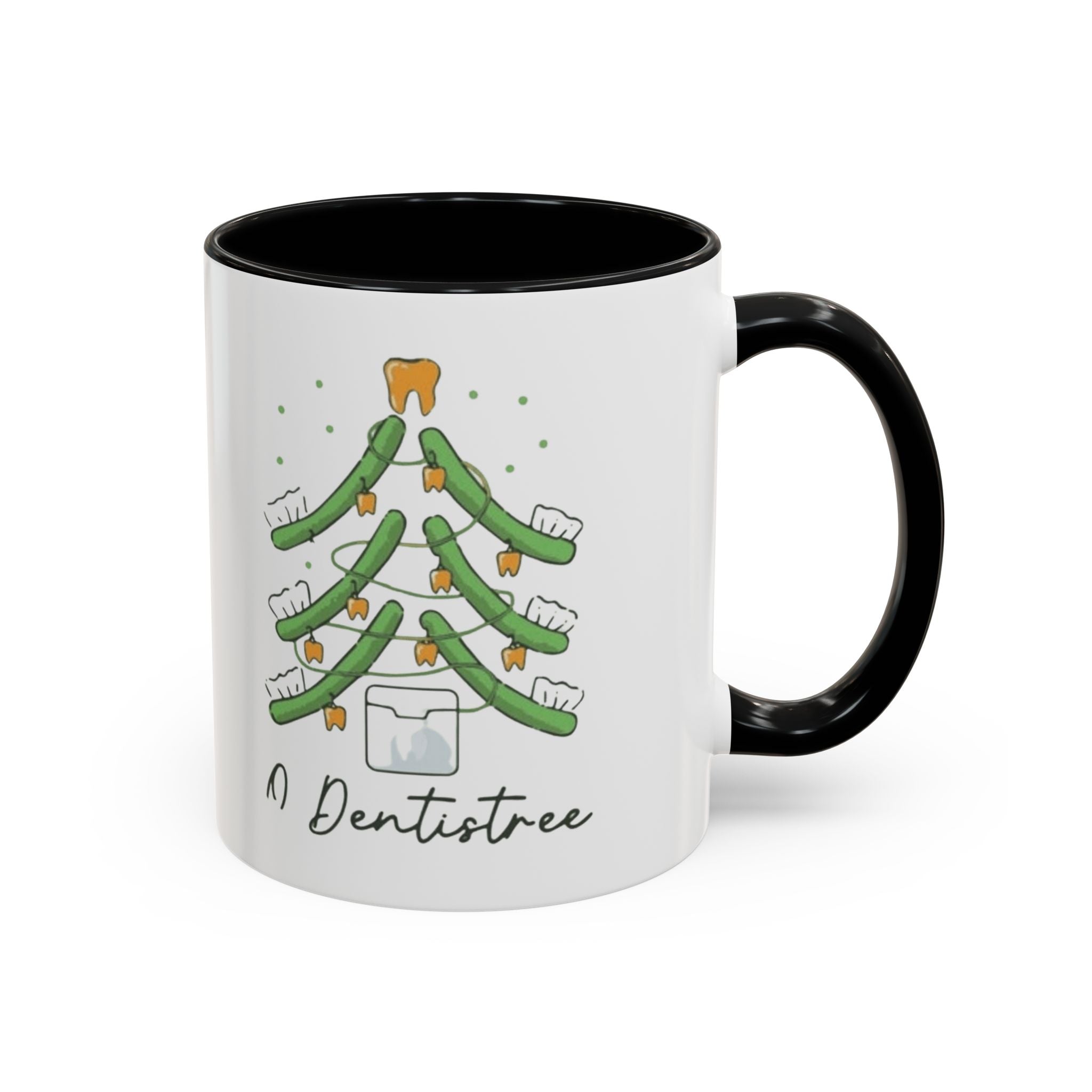Dentist Christmas Mug - 'A Dentistree' Holiday Coffee Cup (11/15oz)