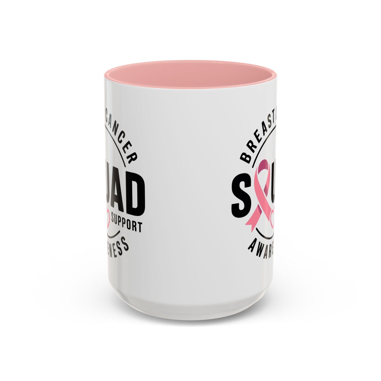 Breast Cancer Awareness Coffee Mug - Support Your Squad