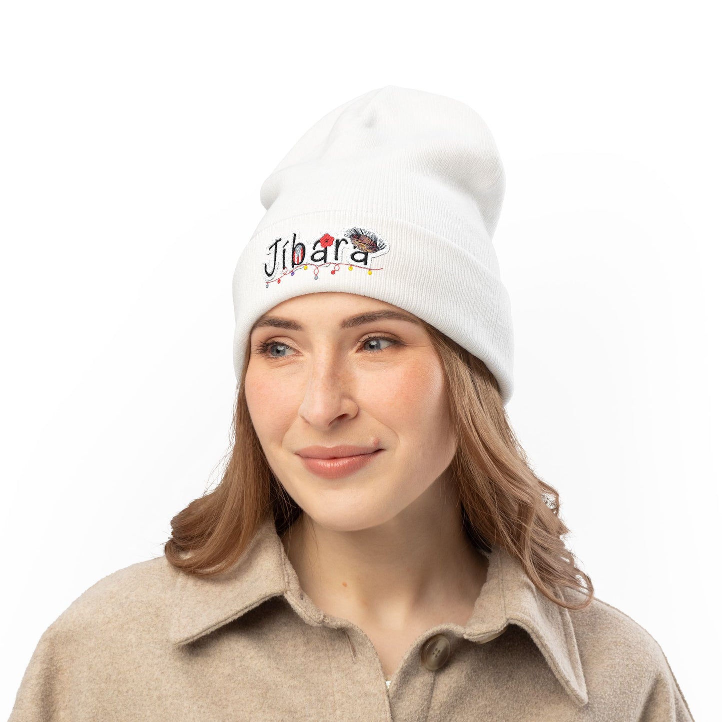 Embroidered 'Jibara' Knit Beanie Cozy Puerto Rican Pride Hat Boricua Winter Beanie – Puerto Rico Pride Knit Hat