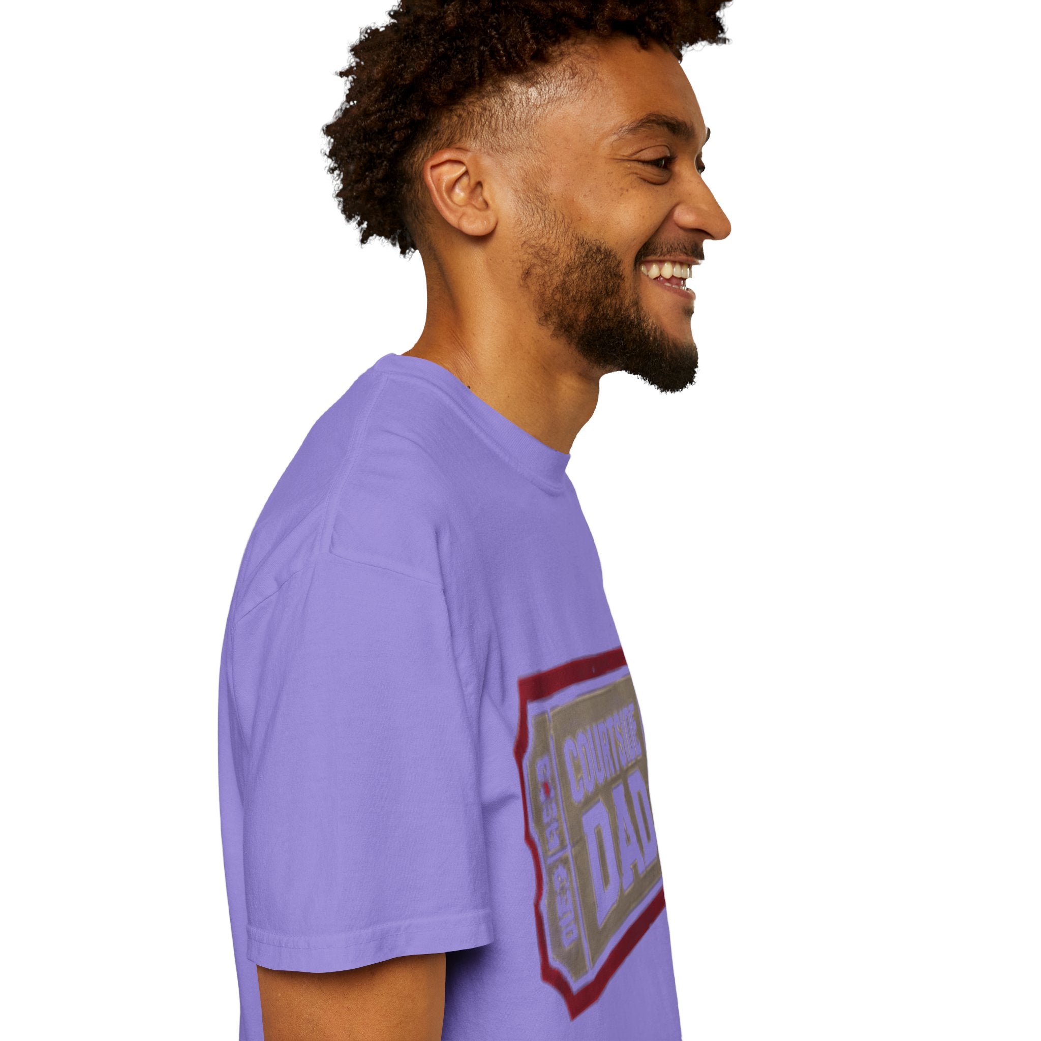 Courtside Dad T-Shirt — Vintage Ticket-Style Basketball Dad Tee