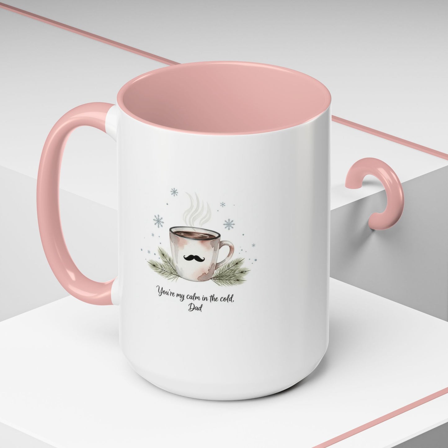 Holiday Coffee Cups with Festive Quotes & Designs Personalized Dad Coffee Mug You're my reason in the world