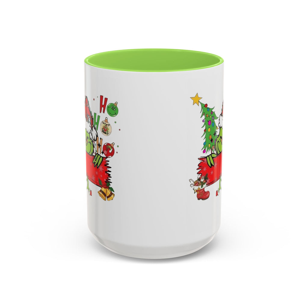 Christmas Grinch Mug (11oz & 15oz)  Funny Holiday Coffee Cup with Grinch Illustration Christmas Mugs Collection!