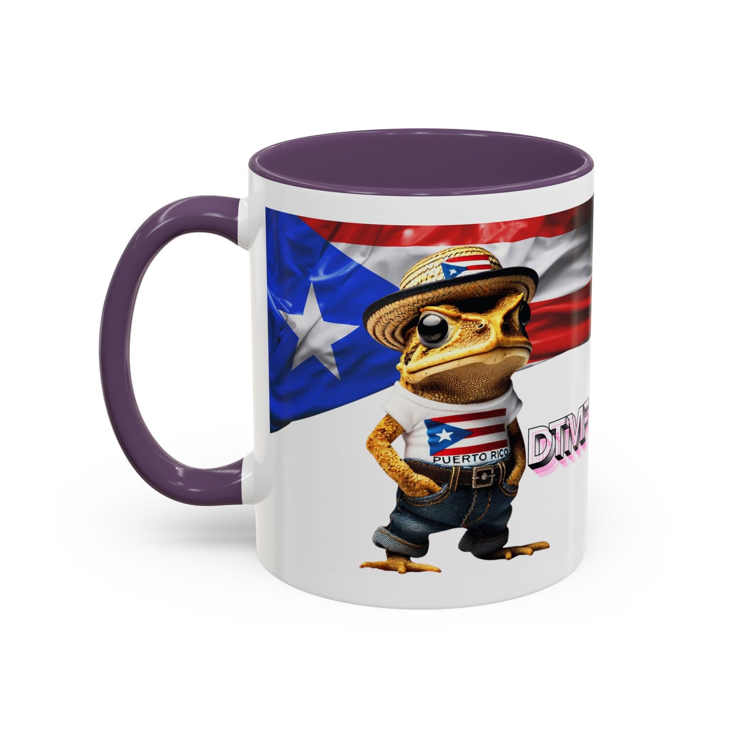 Puerto Rican Heritage Mugs with Unique Designs Accent Coffee Mug (11, 15oz)