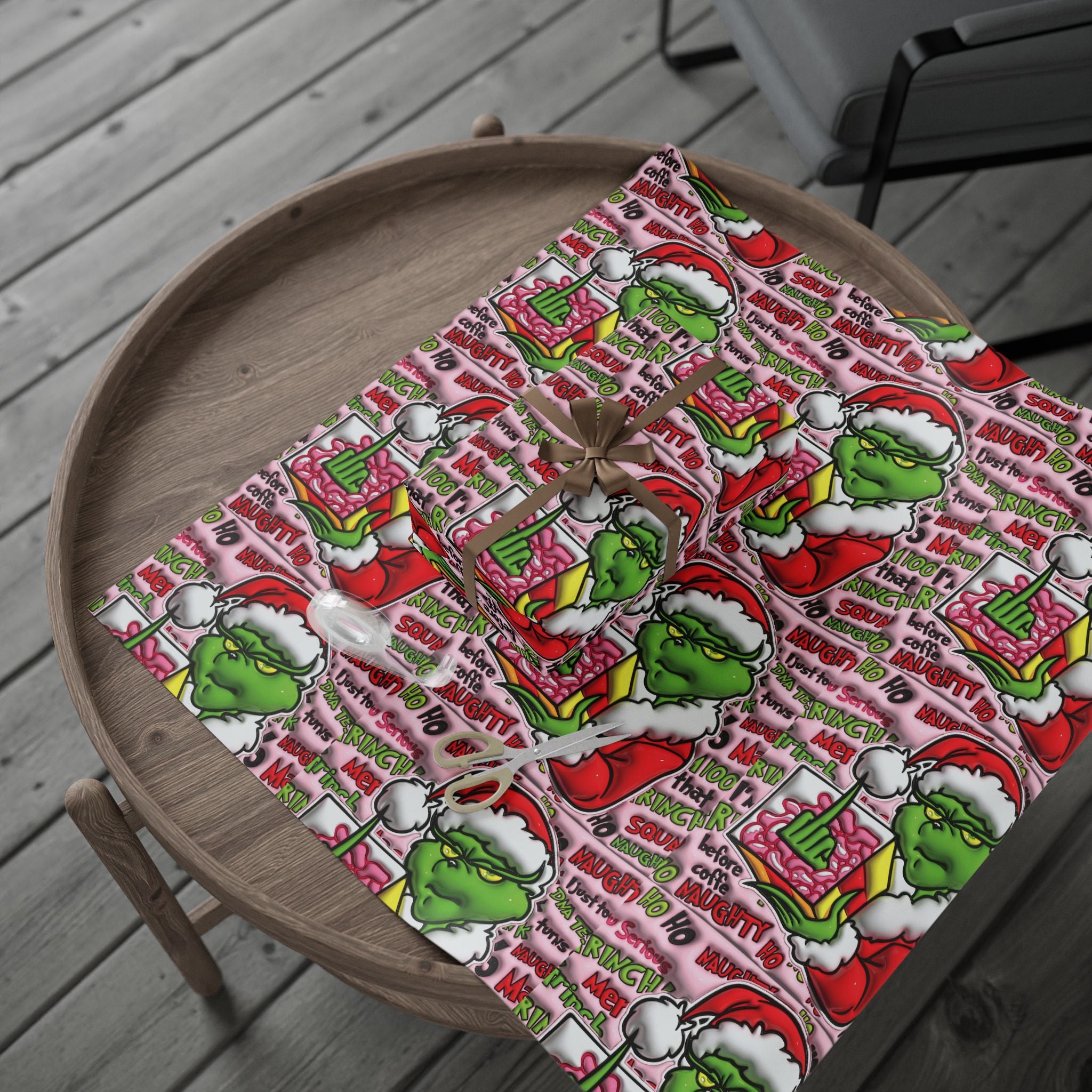 Festive Wrapping Paper – Whimsical Holiday Gift Wrap | Christmas Paper Roll | Fun & Unique Gift Packaging