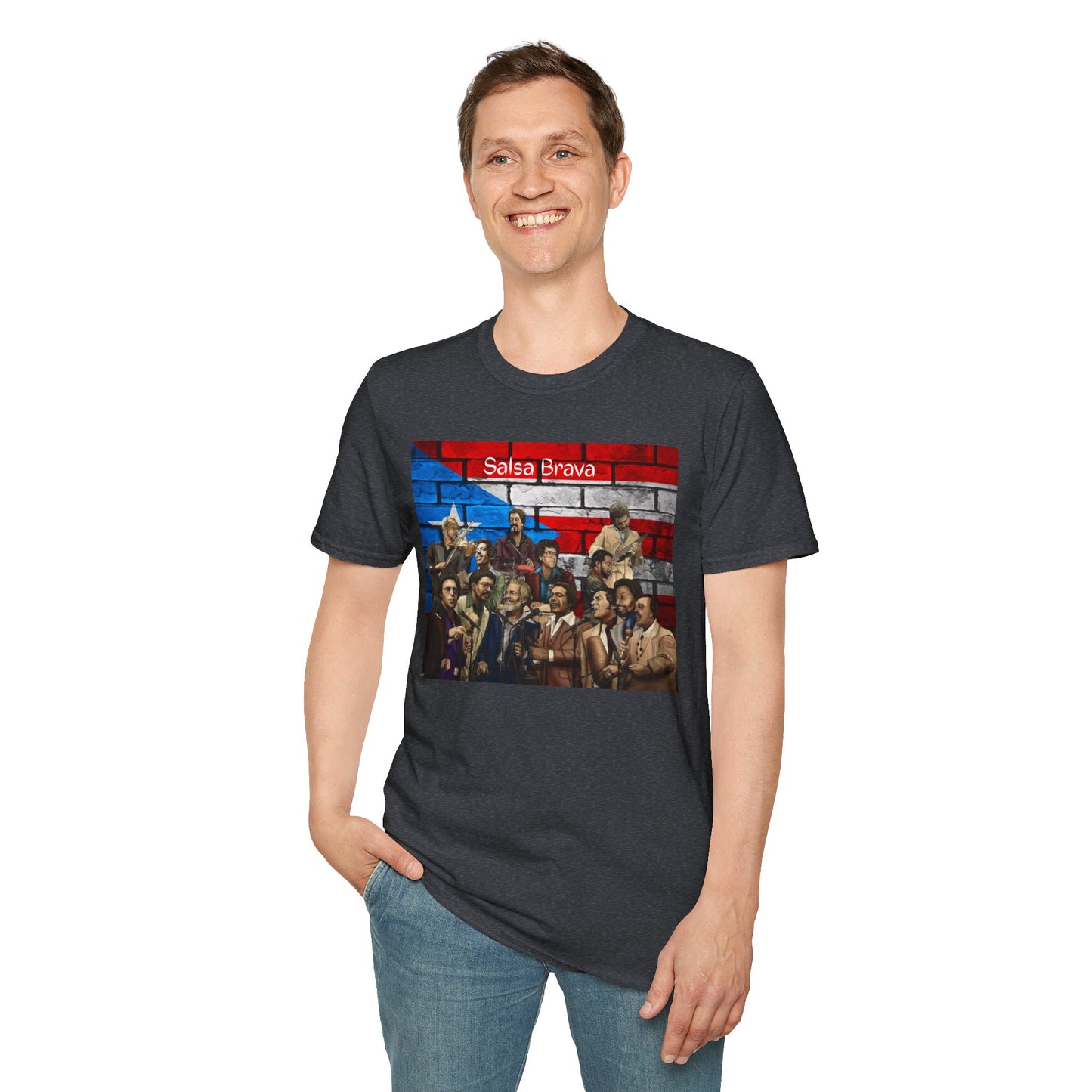 Salsa Brava Unisex T-Shirt, Fun Graphic Tee, Music Lovers Gift, Casual Wear, Party Shirt, Cultural Celebration Fashion