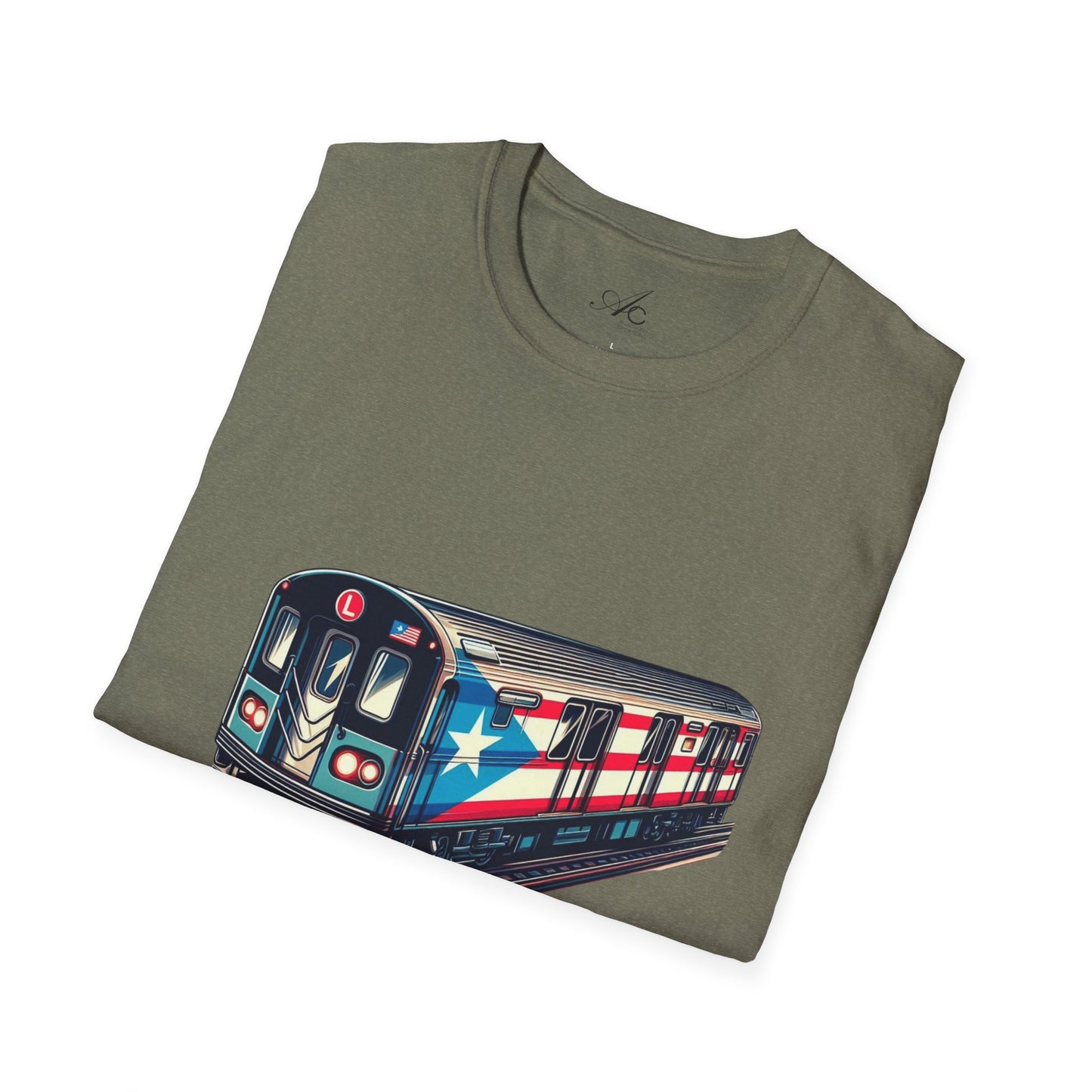 New Yorican and Proud Where Boricua Meets Brooklyn PR Train T-Shirt, Unisex Graphic Tee, Travel Shirt, Gift for NYC Lovers,