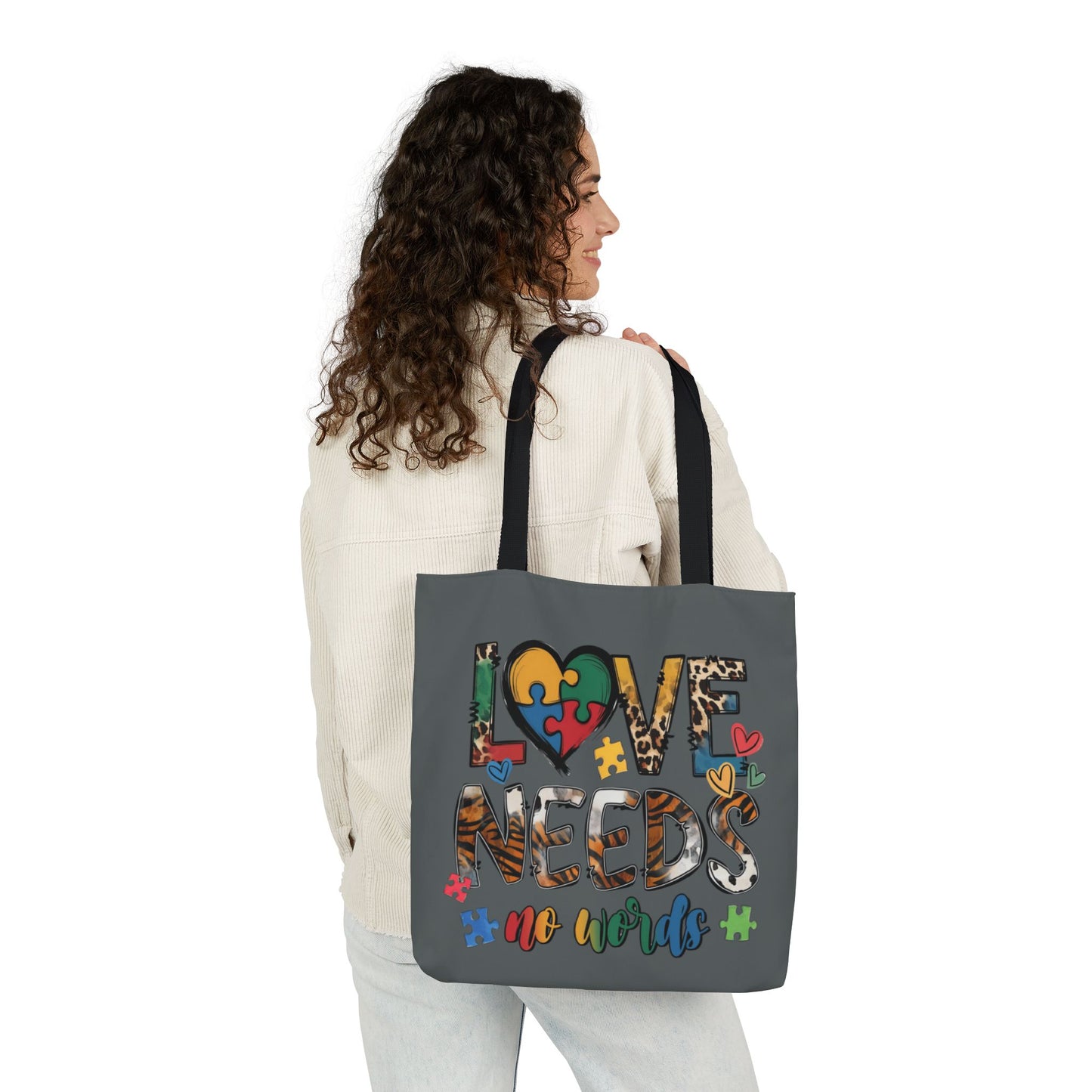 Colorful Love Needs Tote Bag