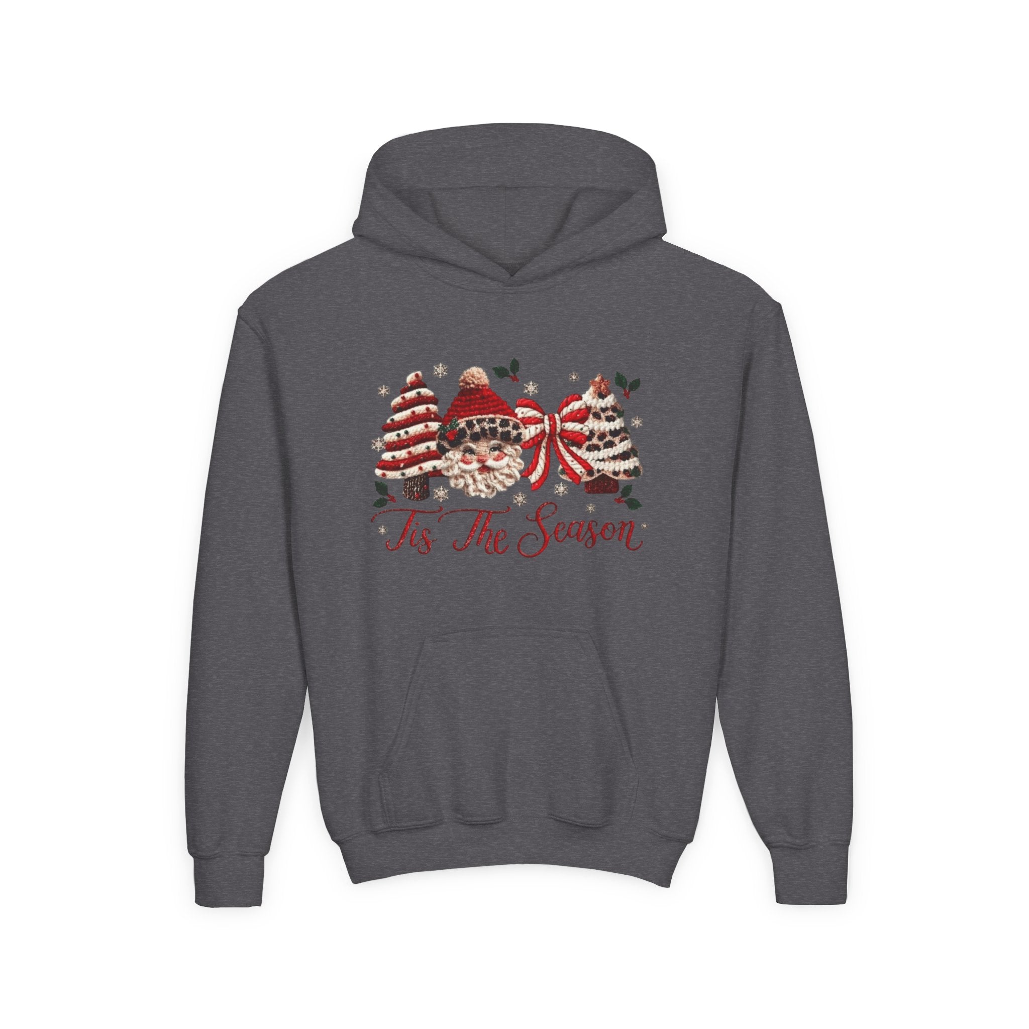Youth Hoodie  Grinch Christmas Scene with 'Maybe Christmas' Quote