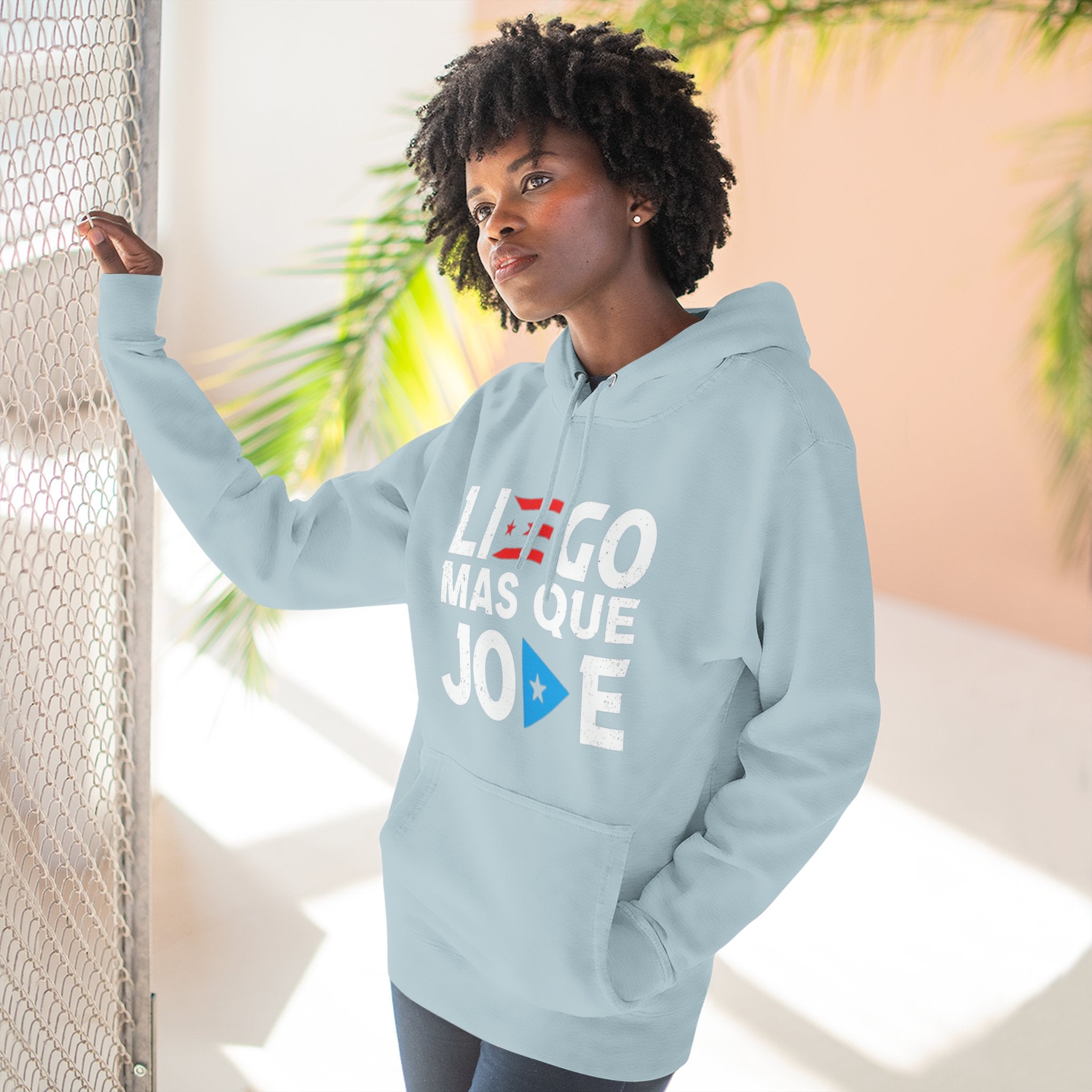 Puerto Rican culture & traditions Navidades Boricuas Collection fleece hoodie