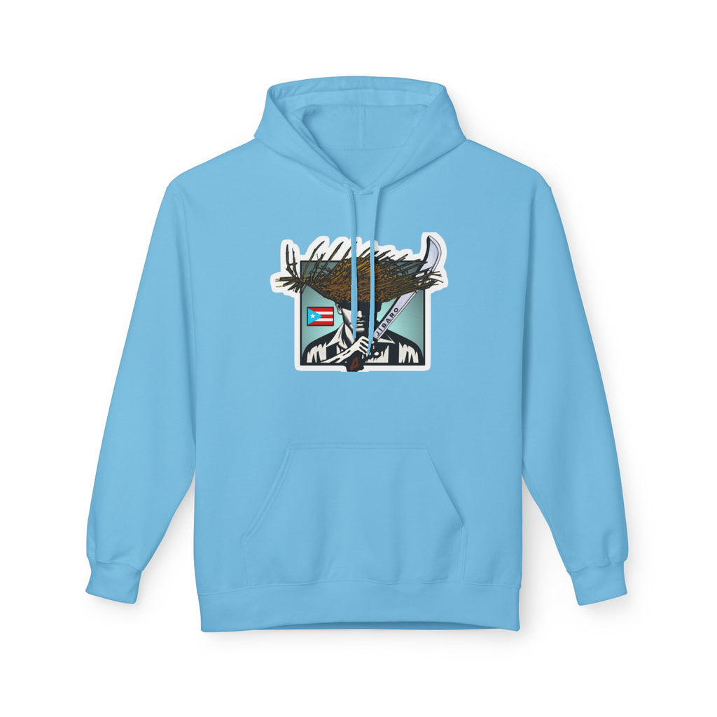 Gíbaro Hoodie  Puerto Rican Pride Pullover with Flag Machete Design