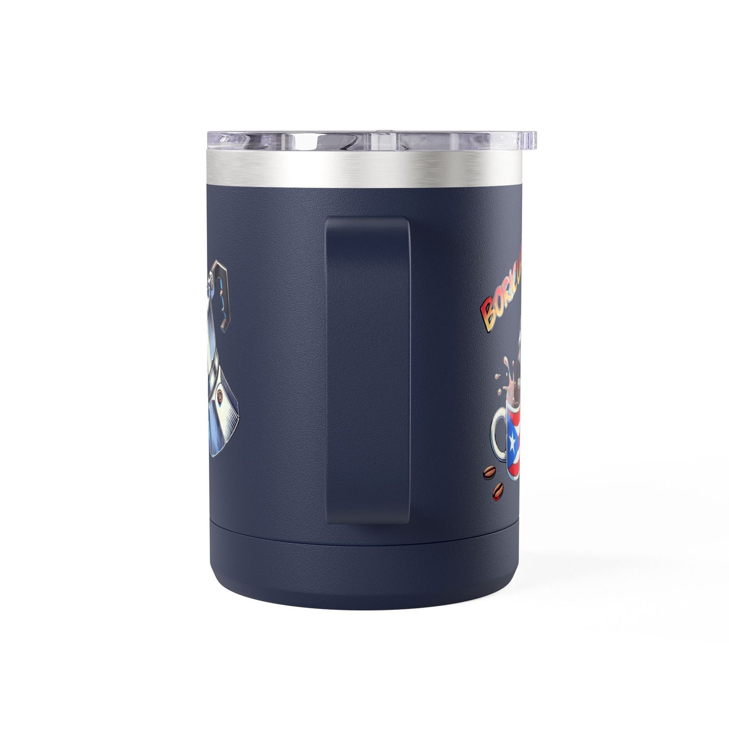 Puerto Rican Coffee Mug Tumbler, 15oz | Great Gift for Coffee Lovers, Unique Kitchen Decor, Perfect for Birthdays & Holidays