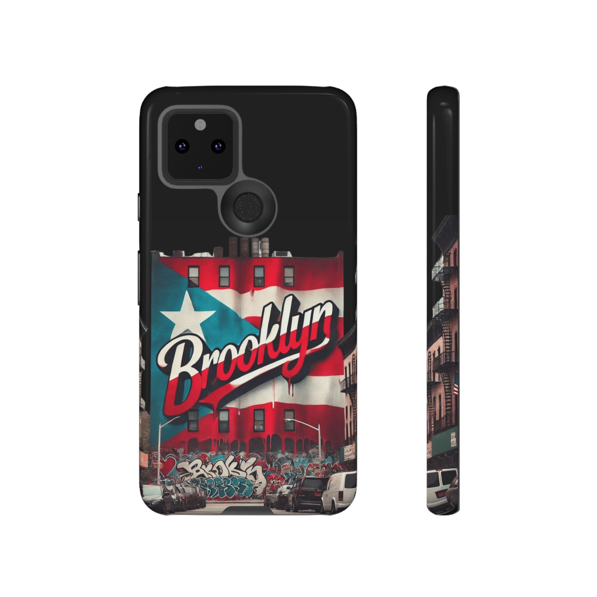 Brooklyn Street Art Phone Case  Urban Graffiti Protective Cover