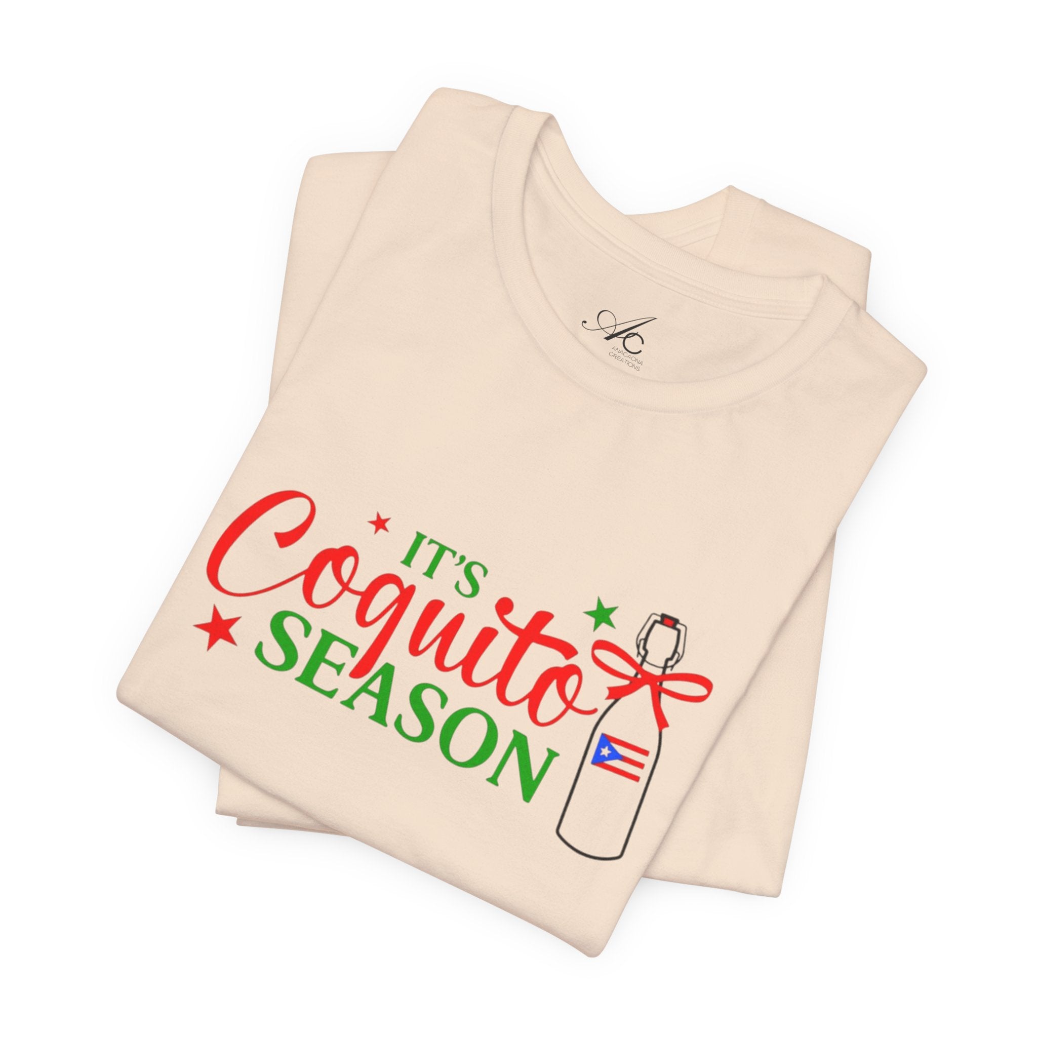 It's Coquito Season T-Shirt - Christmas Puerto Rican Holiday Cocktail Tee