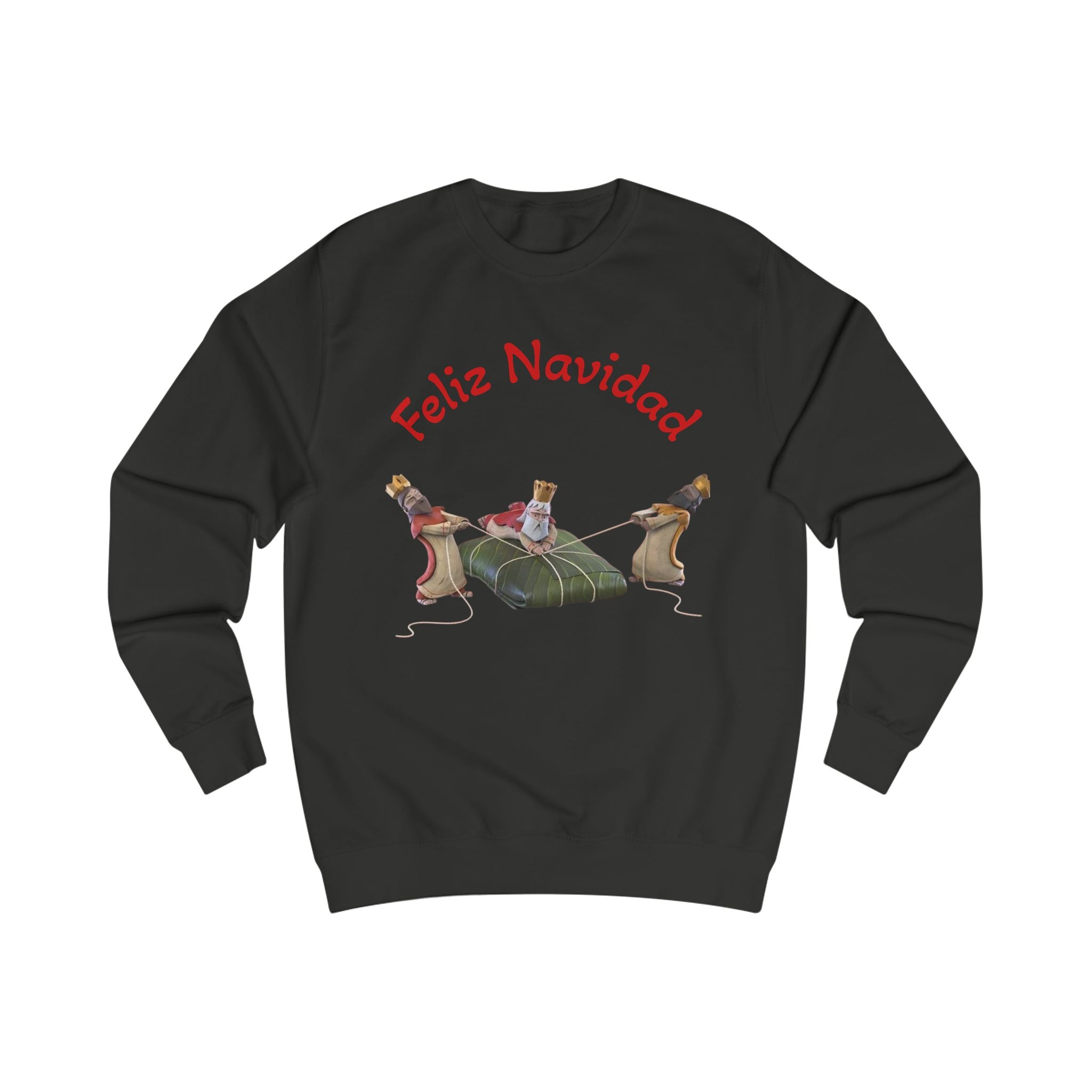 Feliz Navidad Nativity Sweatshirt —Three Kings  Christmas Crewneck for Holiday Celebrations