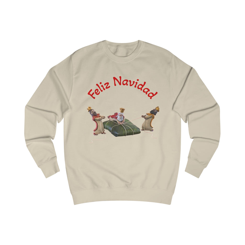 Feliz Navidad Nativity Sweatshirt —Three Kings  Christmas Crewneck for Holiday Celebrations