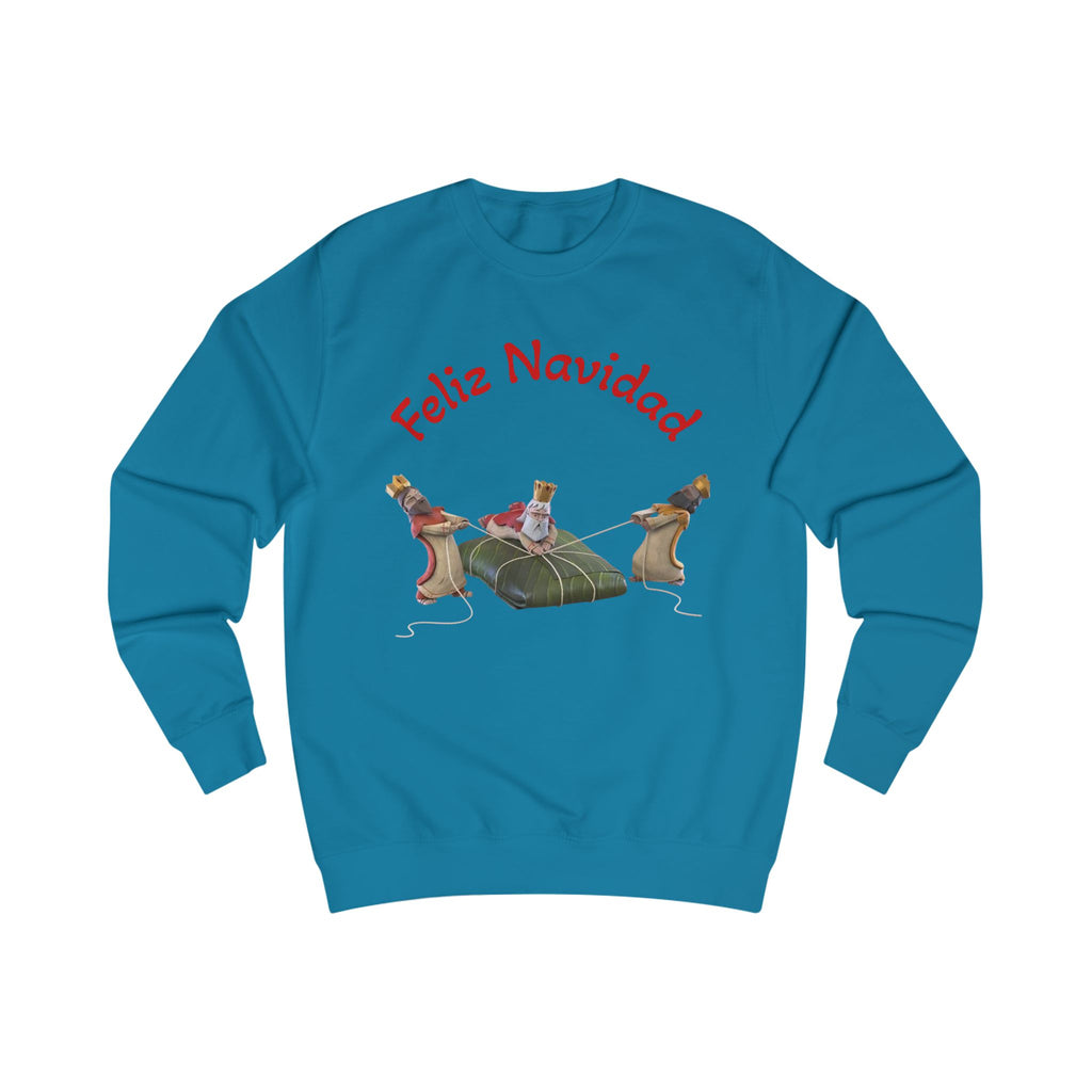 Feliz Navidad Nativity Sweatshirt —Three Kings  Christmas Crewneck for Holiday Celebrations
