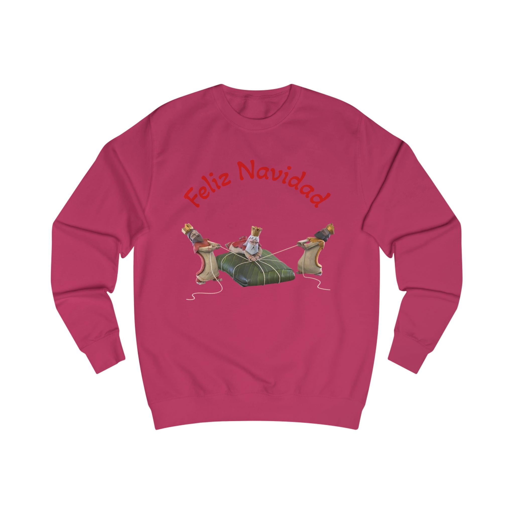Feliz Navidad Nativity Sweatshirt —Three Kings  Christmas Crewneck for Holiday Celebrations