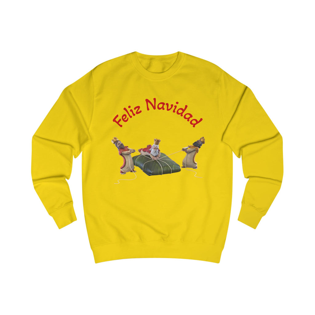 Feliz Navidad Nativity Sweatshirt —Three Kings  Christmas Crewneck for Holiday Celebrations