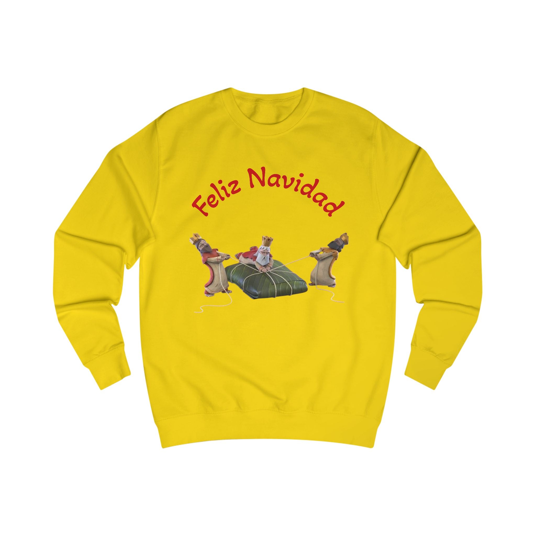 Feliz Navidad Nativity Sweatshirt —Three Kings  Christmas Crewneck for Holiday Celebrations