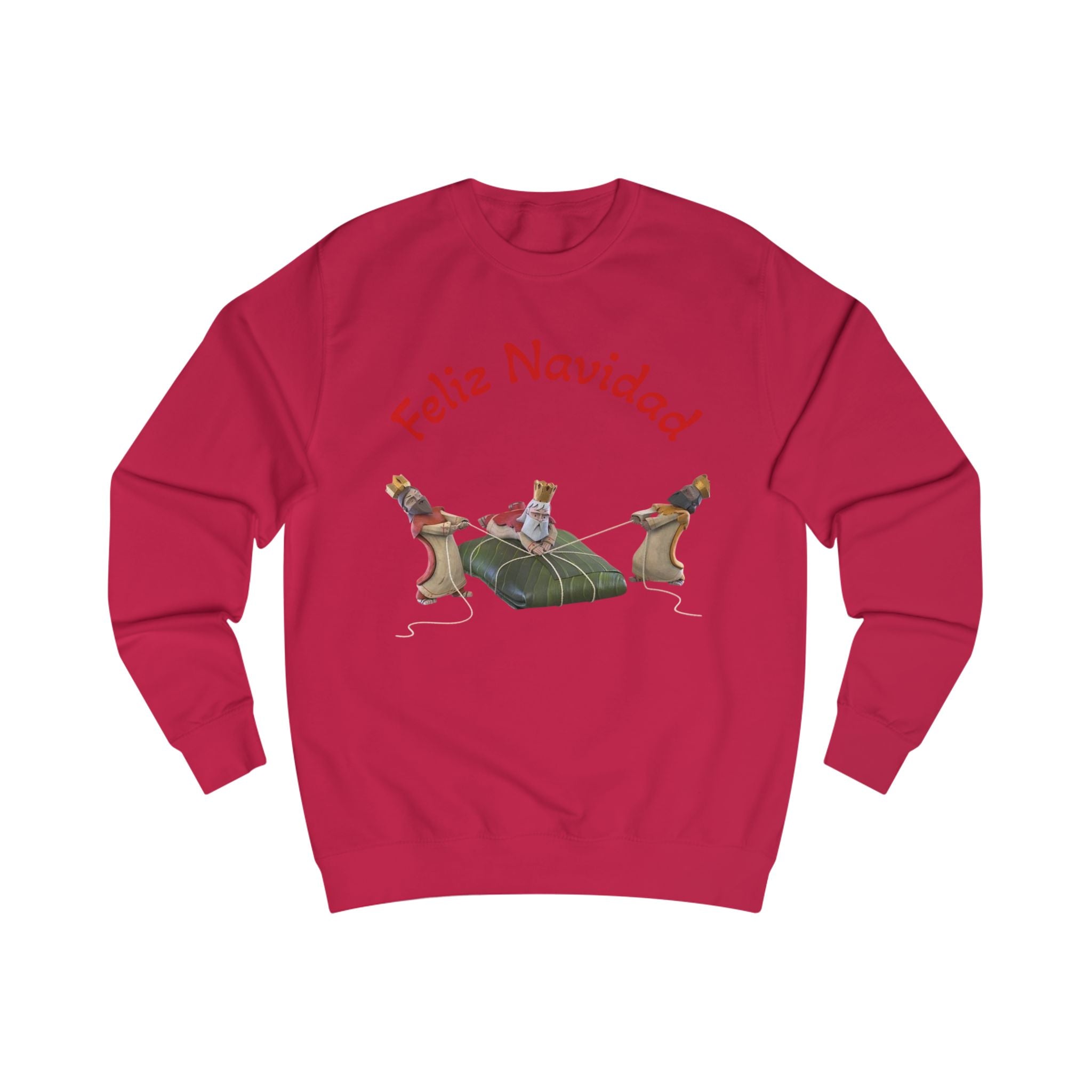 Feliz Navidad Nativity Sweatshirt —Three Kings  Christmas Crewneck for Holiday Celebrations