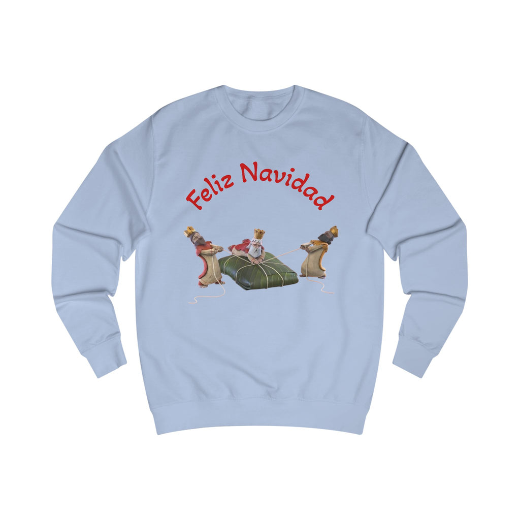 Feliz Navidad Nativity Sweatshirt —Three Kings  Christmas Crewneck for Holiday Celebrations