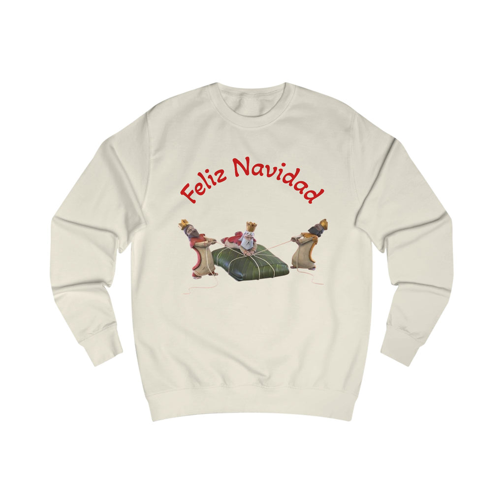 Feliz Navidad Nativity Sweatshirt —Three Kings  Christmas Crewneck for Holiday Celebrations
