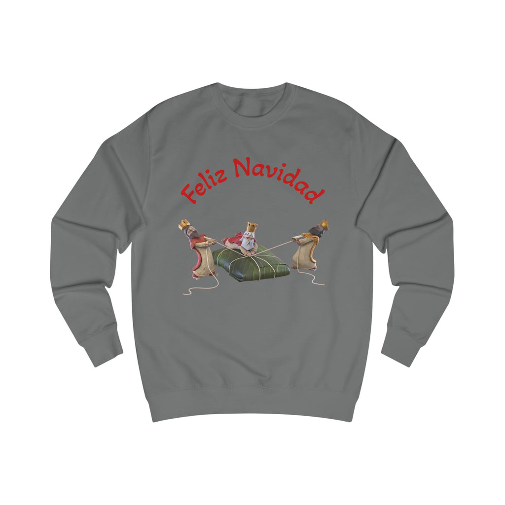 Feliz Navidad Nativity Sweatshirt —Three Kings  Christmas Crewneck for Holiday Celebrations
