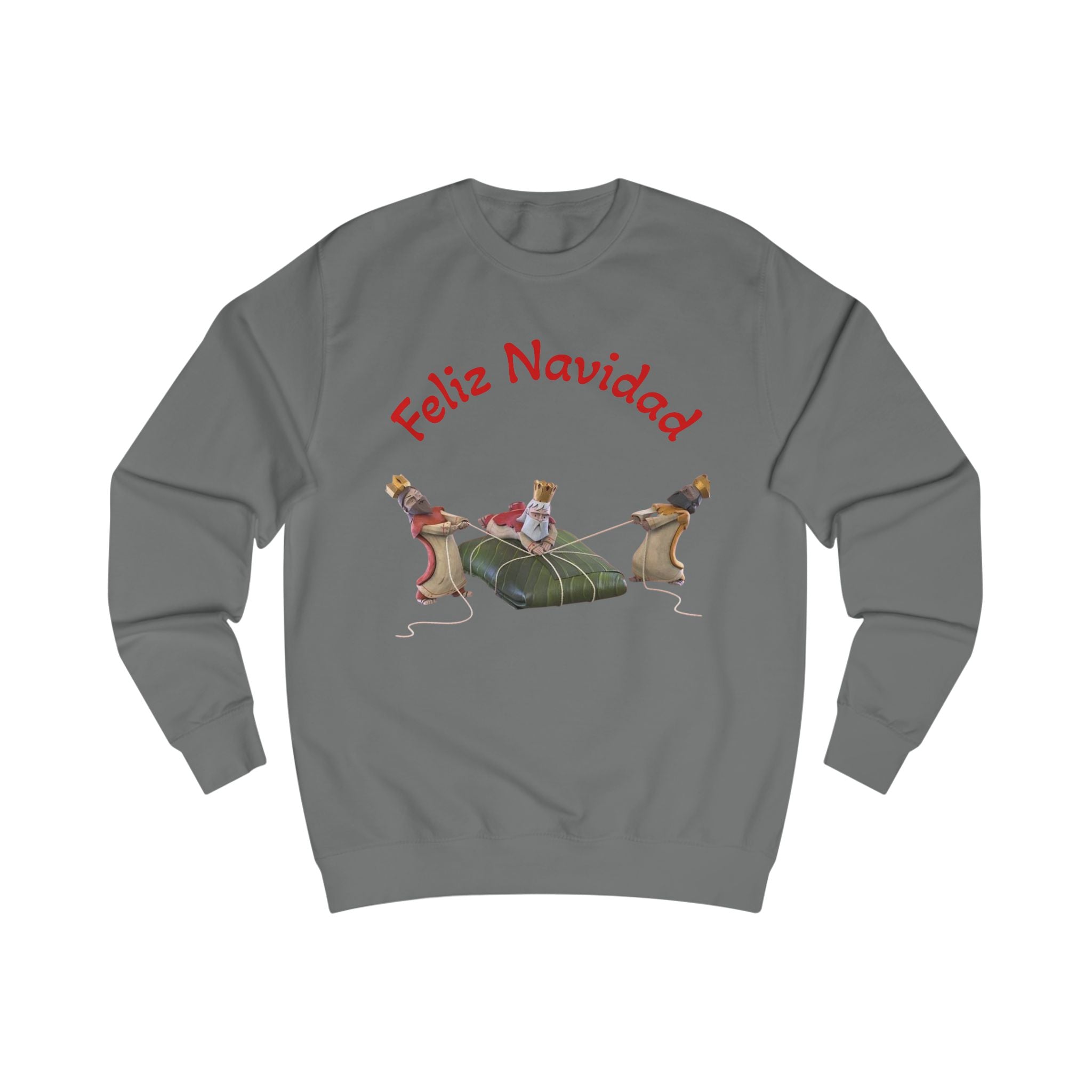 Feliz Navidad Nativity Sweatshirt —Three Kings  Christmas Crewneck for Holiday Celebrations