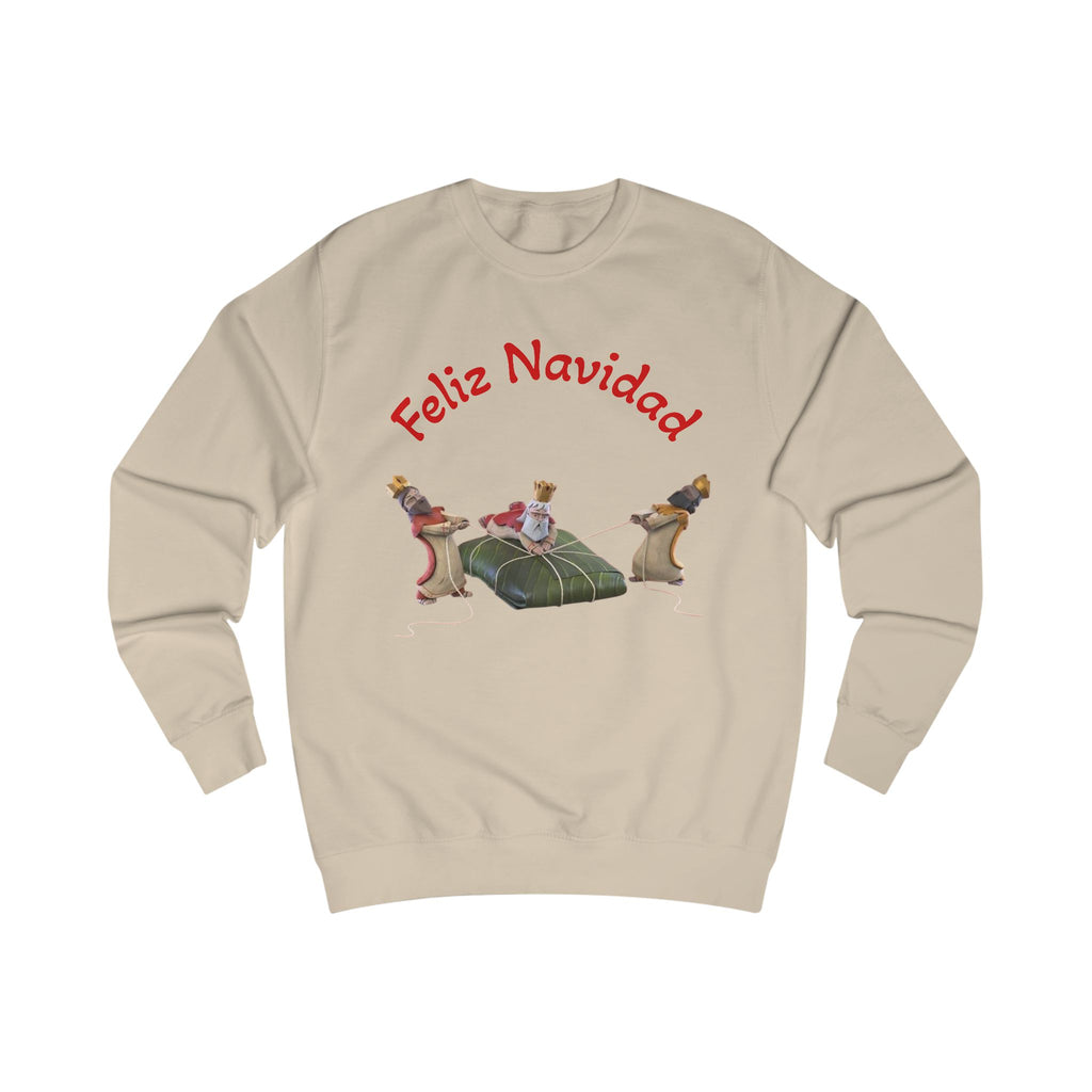 Feliz Navidad Nativity Sweatshirt —Three Kings  Christmas Crewneck for Holiday Celebrations
