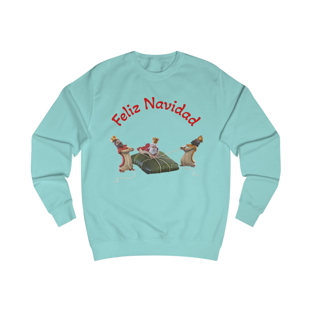 Feliz Navidad Nativity Sweatshirt —Three Kings  Christmas Crewneck for Holiday Celebrations