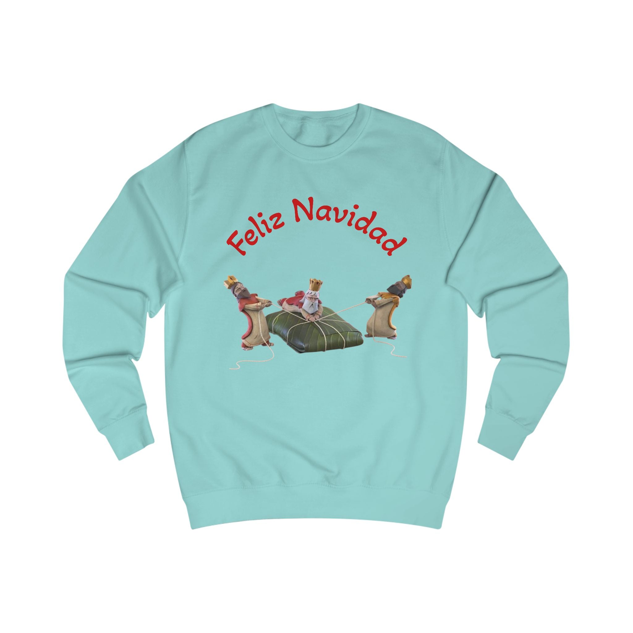 Feliz Navidad Nativity Sweatshirt —Three Kings  Christmas Crewneck for Holiday Celebrations