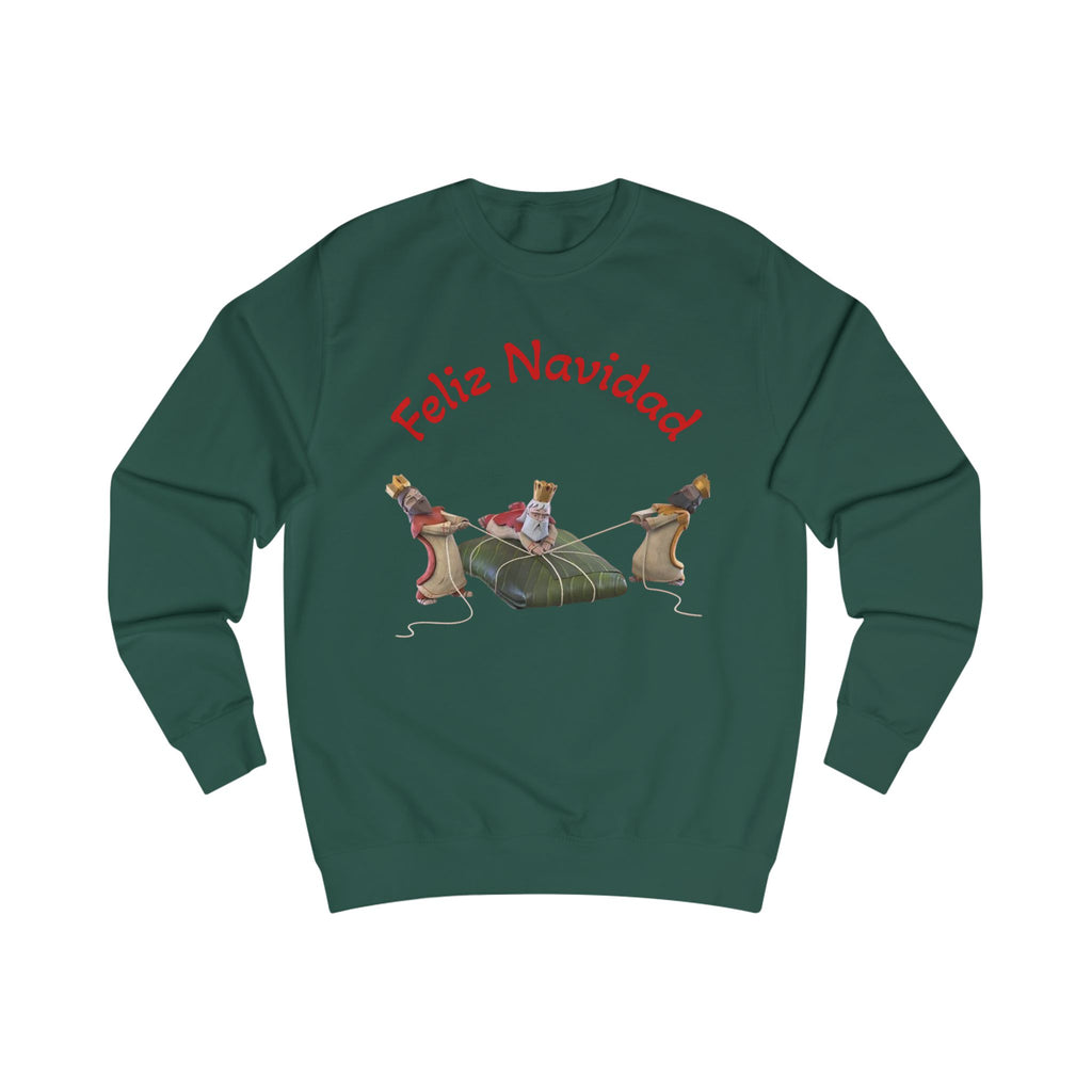 Feliz Navidad Nativity Sweatshirt —Three Kings  Christmas Crewneck for Holiday Celebrations