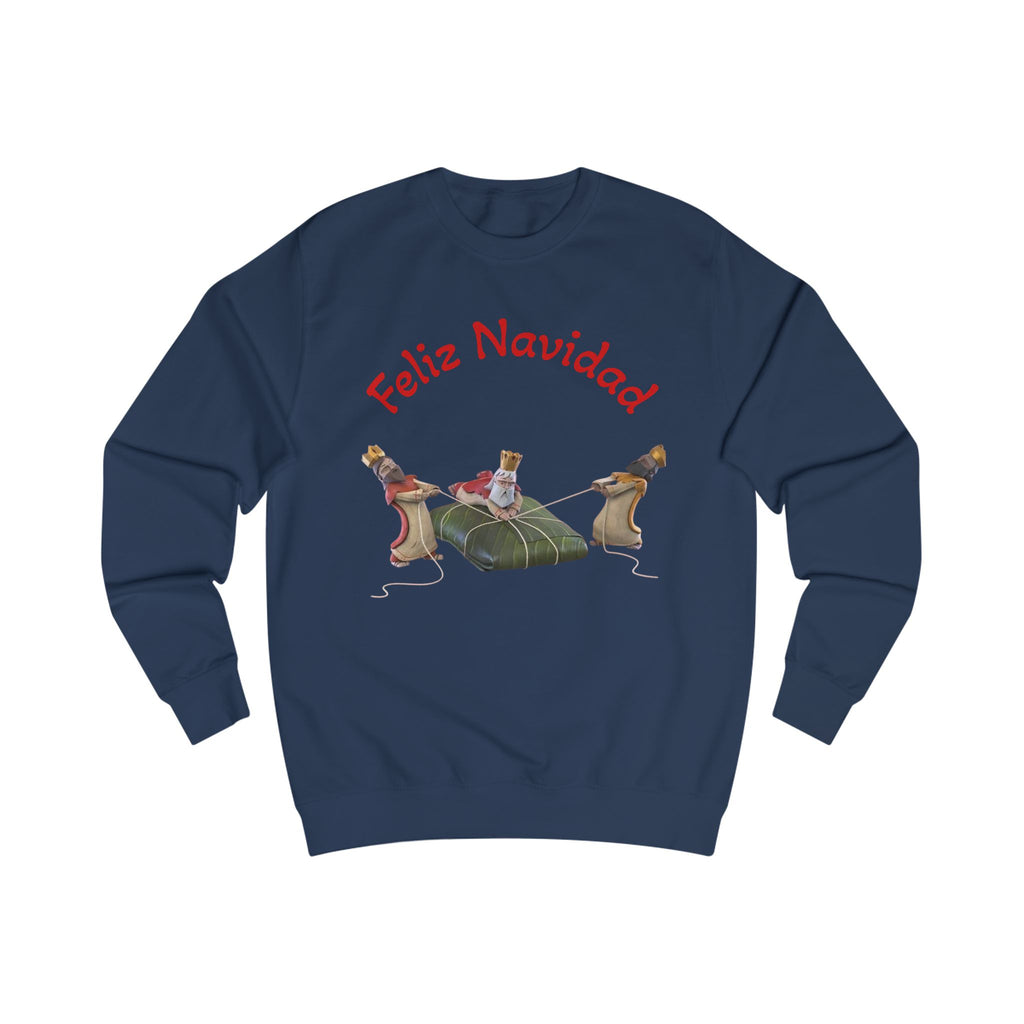 Feliz Navidad Nativity Sweatshirt —Three Kings  Christmas Crewneck for Holiday Celebrations