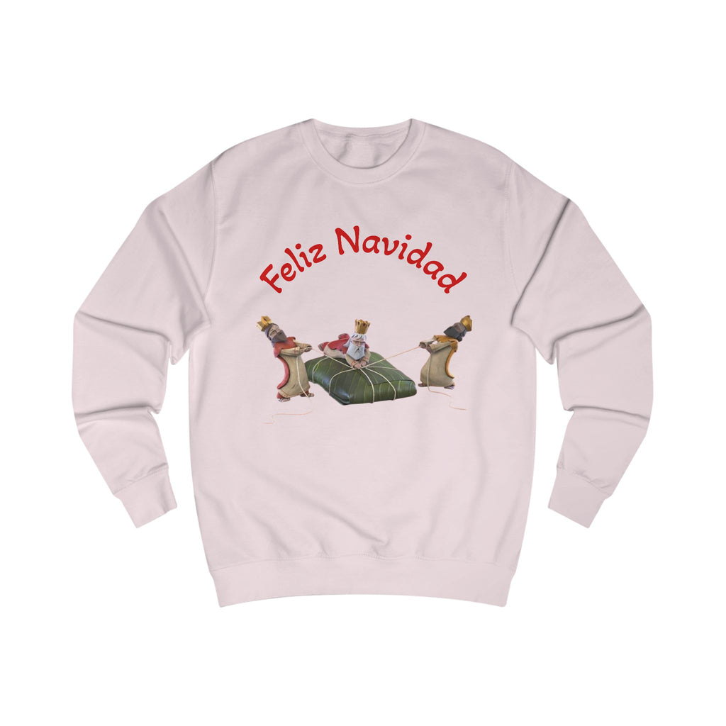 Feliz Navidad Nativity Sweatshirt —Three Kings  Christmas Crewneck for Holiday Celebrations
