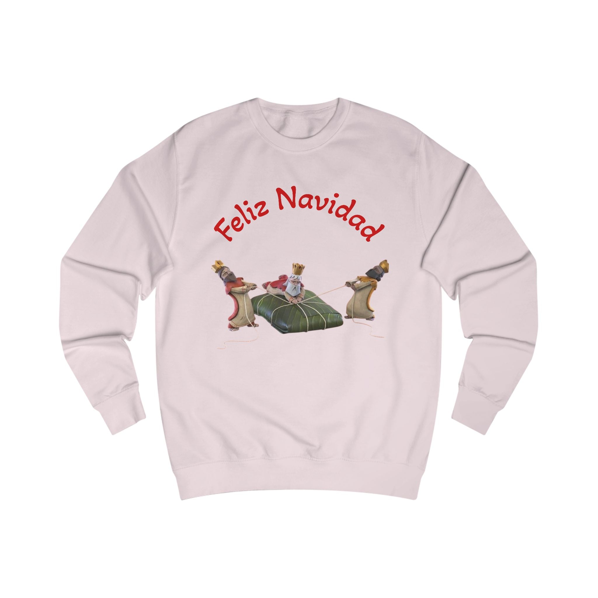 Feliz Navidad Nativity Sweatshirt —Three Kings  Christmas Crewneck for Holiday Celebrations