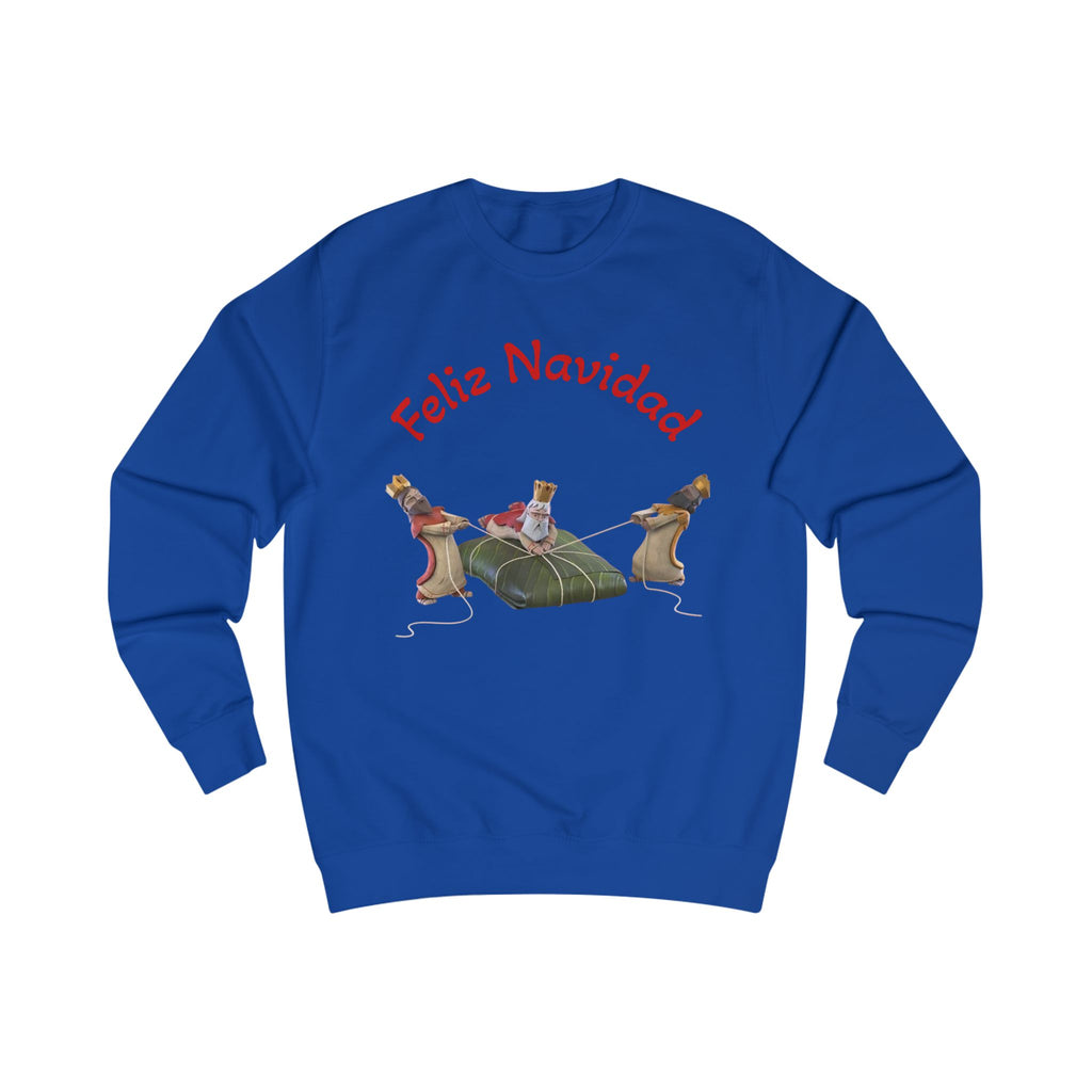 Feliz Navidad Nativity Sweatshirt —Three Kings  Christmas Crewneck for Holiday Celebrations