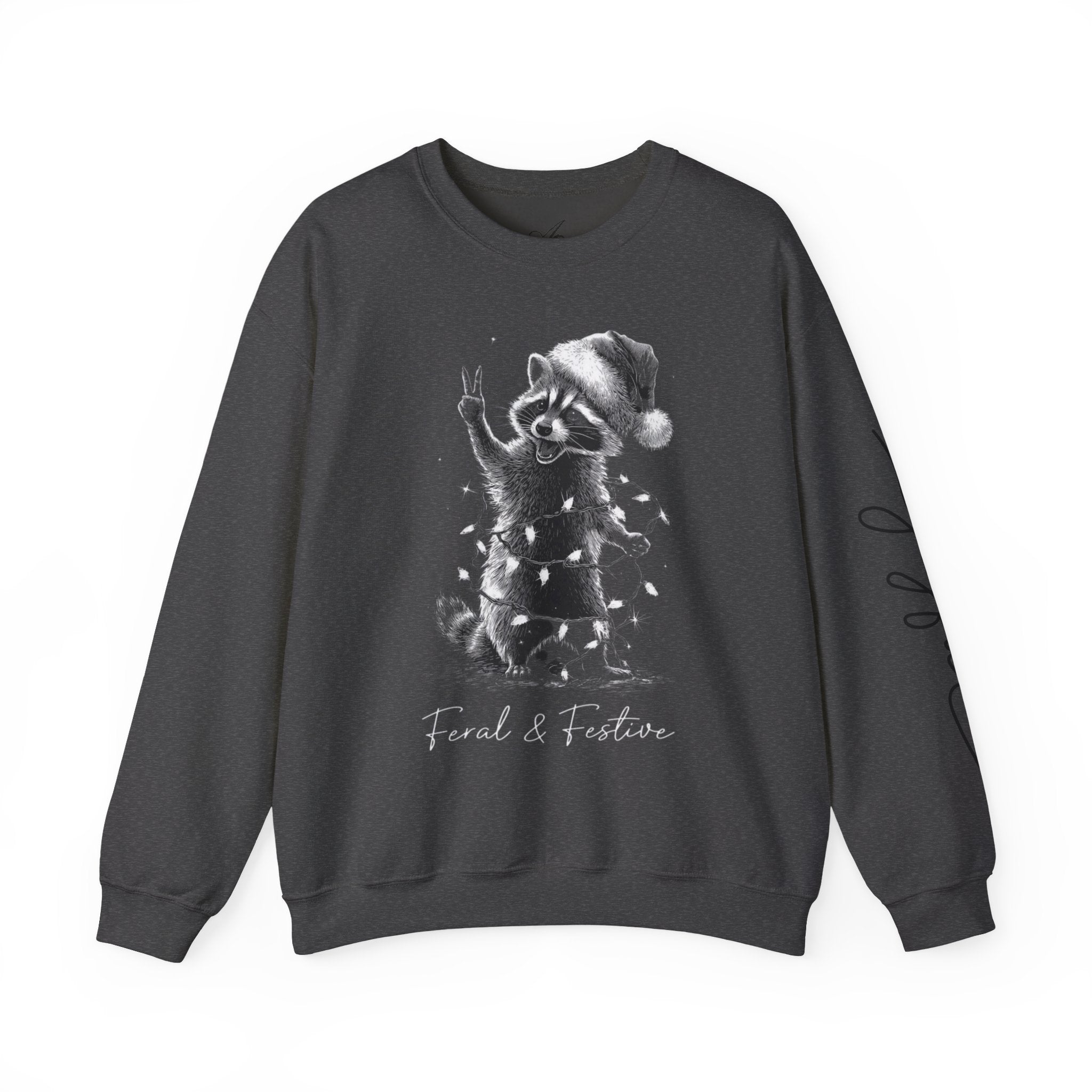 Holiday Raccoon Crewneck Sweatshirt Christmas Tshirts and sweaters,