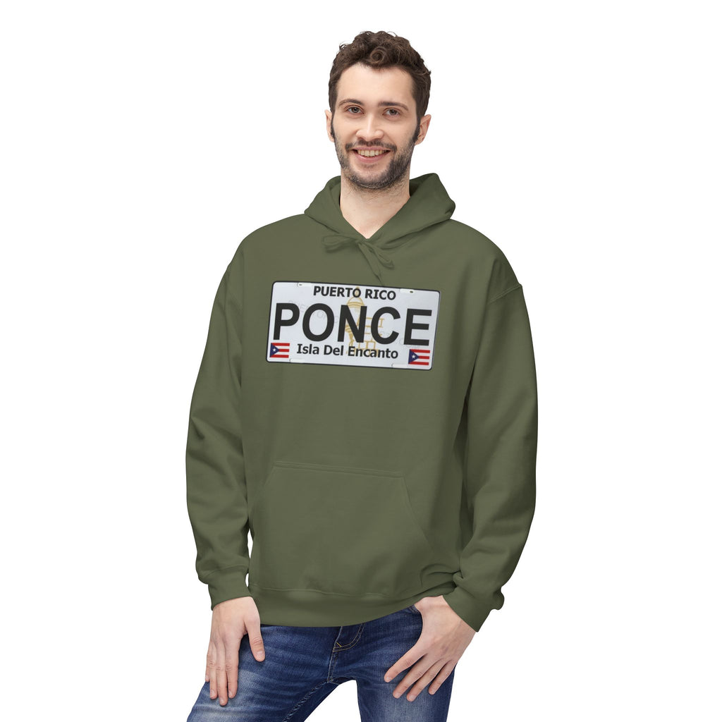 Ponce Puerto Rico License Plate Hoodie Isla Del Encanto Pullover