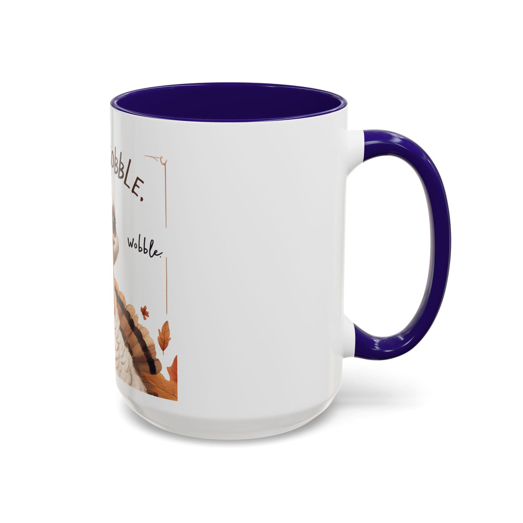 Mix cozy, aesthetic, and autumn-inspired sayings 🍁 Whimsical Thanksgiving Mug - Gobble Gobble Design
