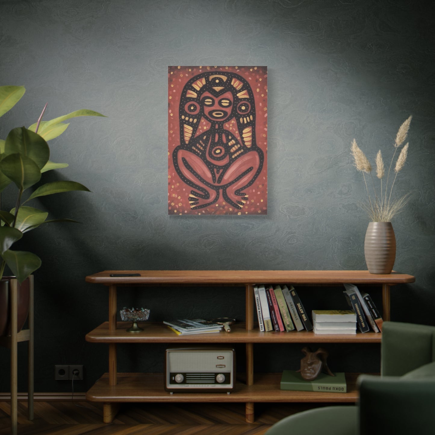 PUERTO RICO Culture Indians Inspired Print, Modern Tribal Artwork