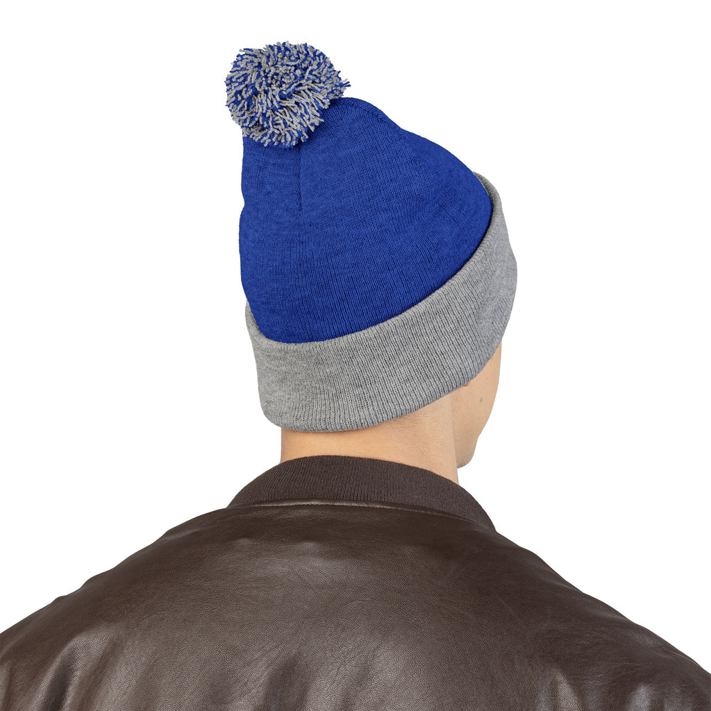 Toy Story Embroidered Pom-Pom Knit Cap Humor Cuffed Beanie – Warm, Soft & Sassy Winter Hat