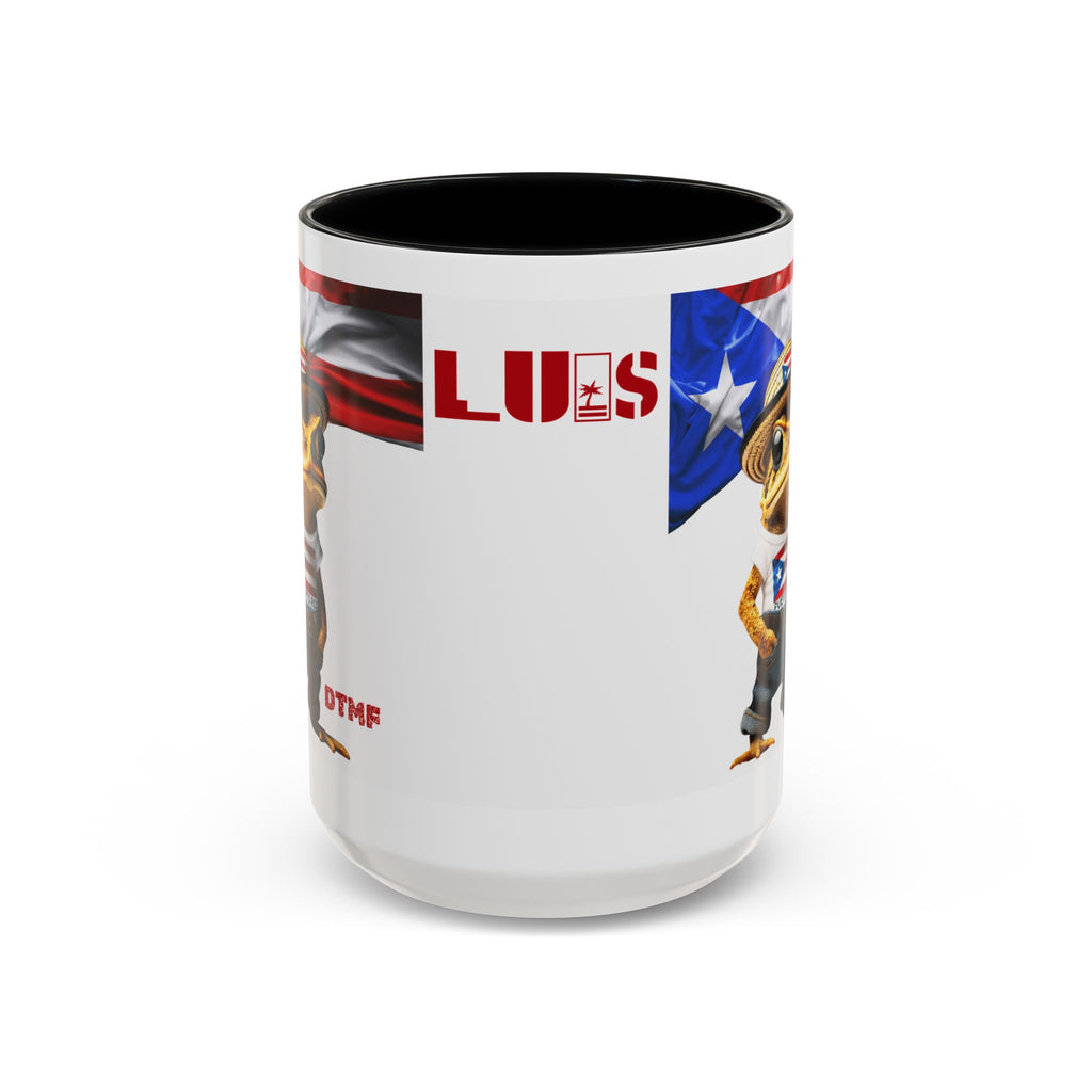 Puerto Rican Frog Character Coffee Mug - Fun Accent Mug for Coffee Lovers